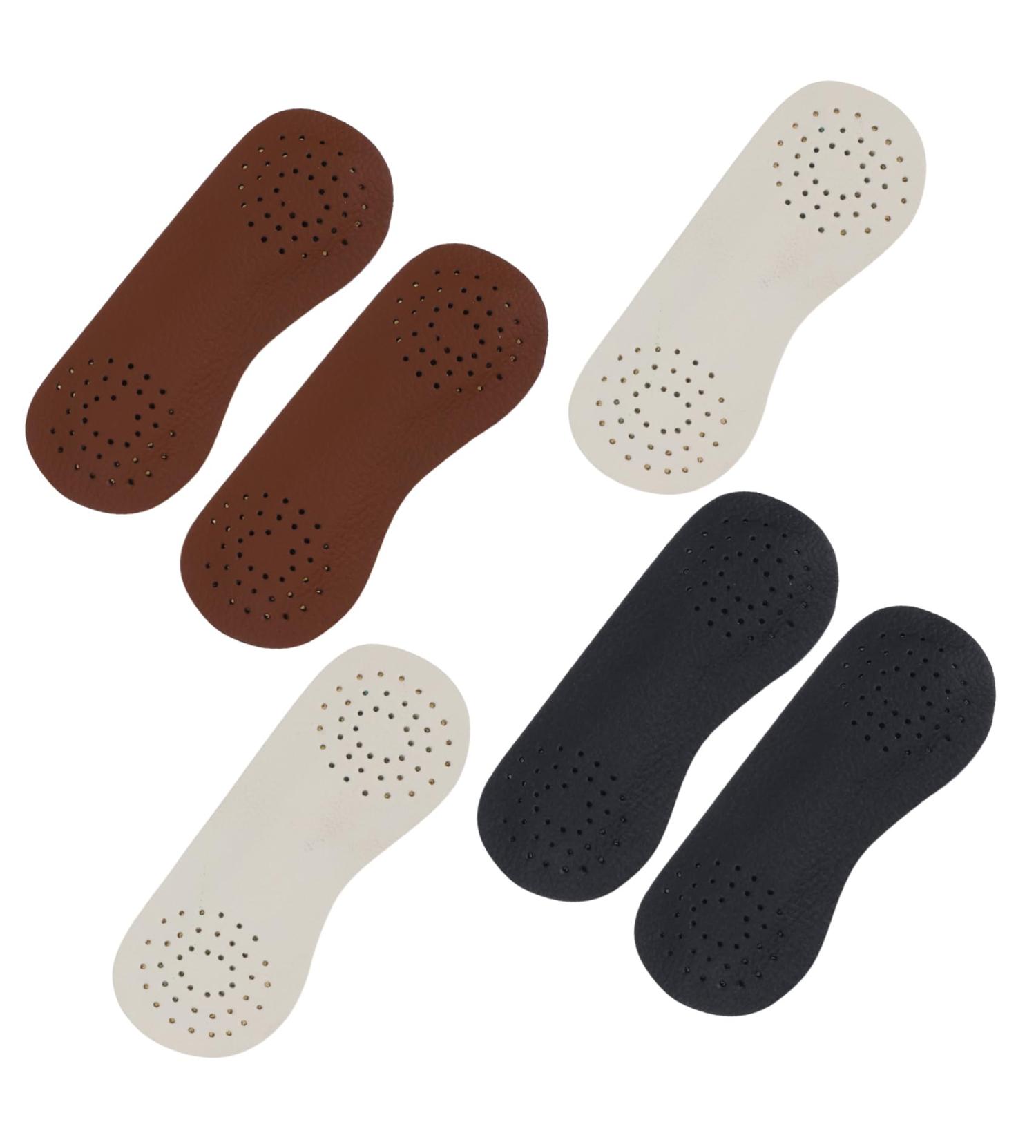 3 Pairs Non-Slip Heel Stickers | Shoe Heel Pads & Cushions for Loose Heels - High Grip Leather Inserts - Buy Online on GoSupps.com