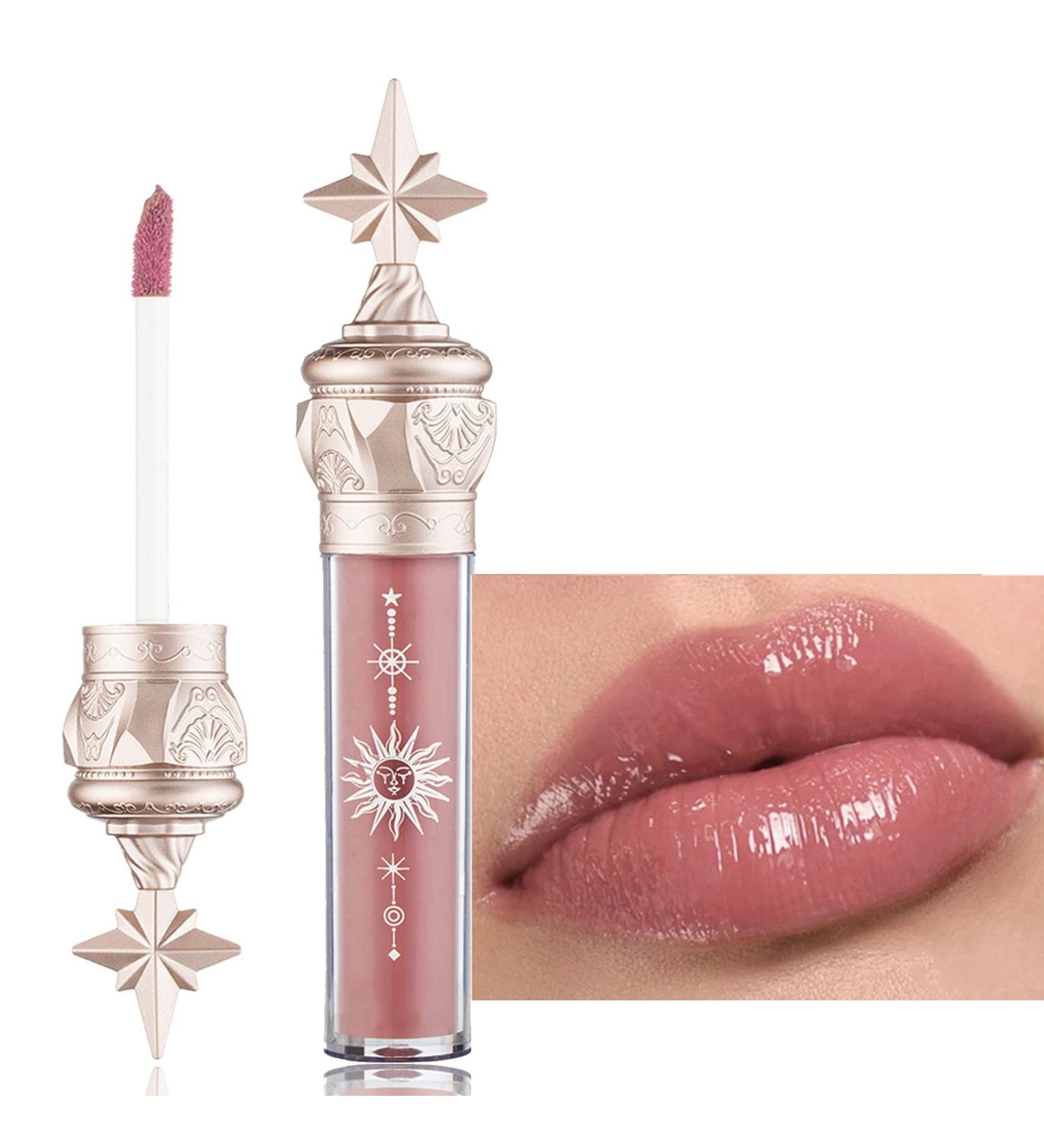 Tinted Lip Balm Lipstick Lipgloss Waterproof Long Lasting Lipstick for Lip Plumper Gloss And Makeup Liquid Blush Lip Tint Gift 3.5ml 1pc Milky Peachy Pink - Buy Online on GoSupps.com