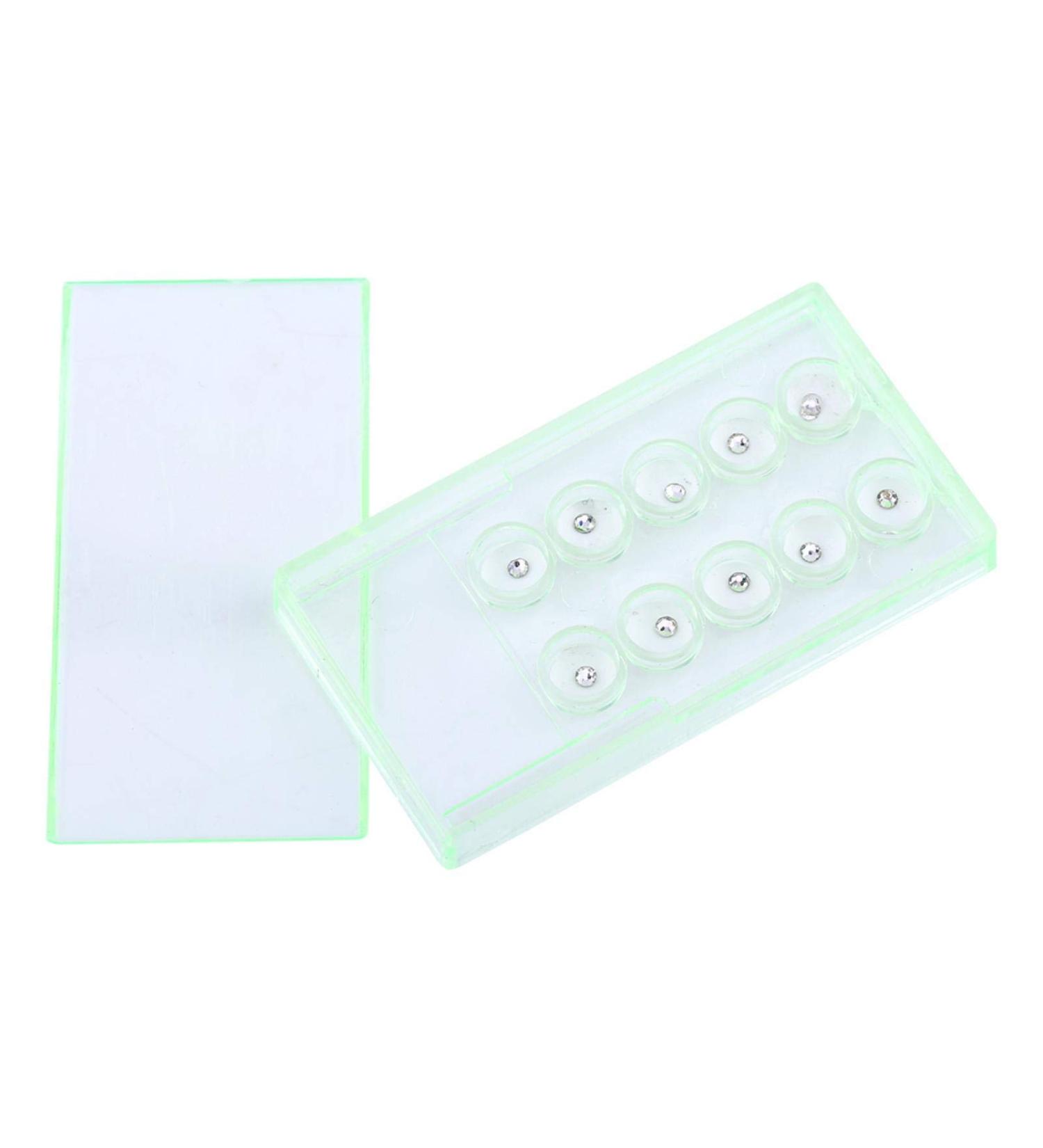 Dental Stones 10 Pcs - 2mm Tooth Crystal Ornaments & Jewelry Decorations | White Teeth Gems in Box - Buy Online on GoSupps.com