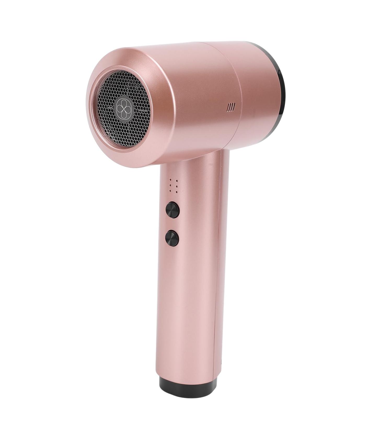 Cordless Hair Dryer 6 Speeds Adjustable Fast Drying Portable Hair Dryer 5000mAh USB Rechargeable Travel Blow Dryer with Concentrator Nozzle and Charging Dock for Home Hotel (US US Plug Rose Gold - Buy Online on GoSupps.com