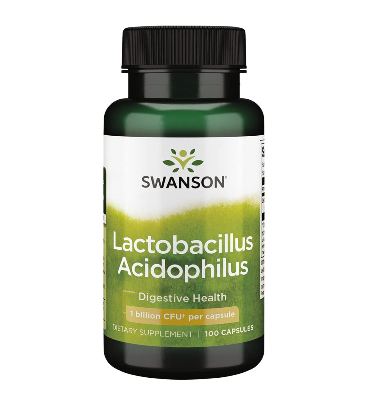 Swanson Lactobacillus Acidophilus 2 Billion Cfu 100 Capsules - Buy Online on GoSupps.com