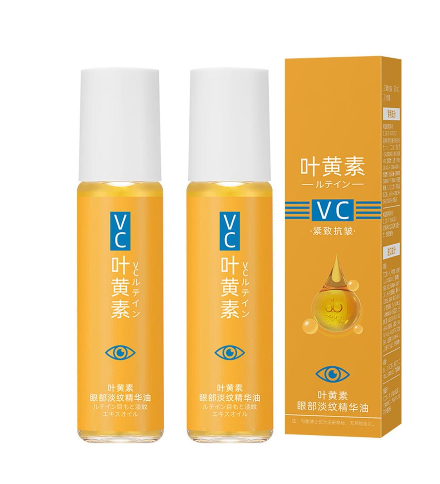 Latee Eye Essence Oil VC lutein Eye Serum Against Eye Bags and Dark Circle Antiagain Eyeine Essential Oil Roller Ball Hydrats and feeds the skin enlightening fatigue 2 pieces - Buy Online on GoSupps.com