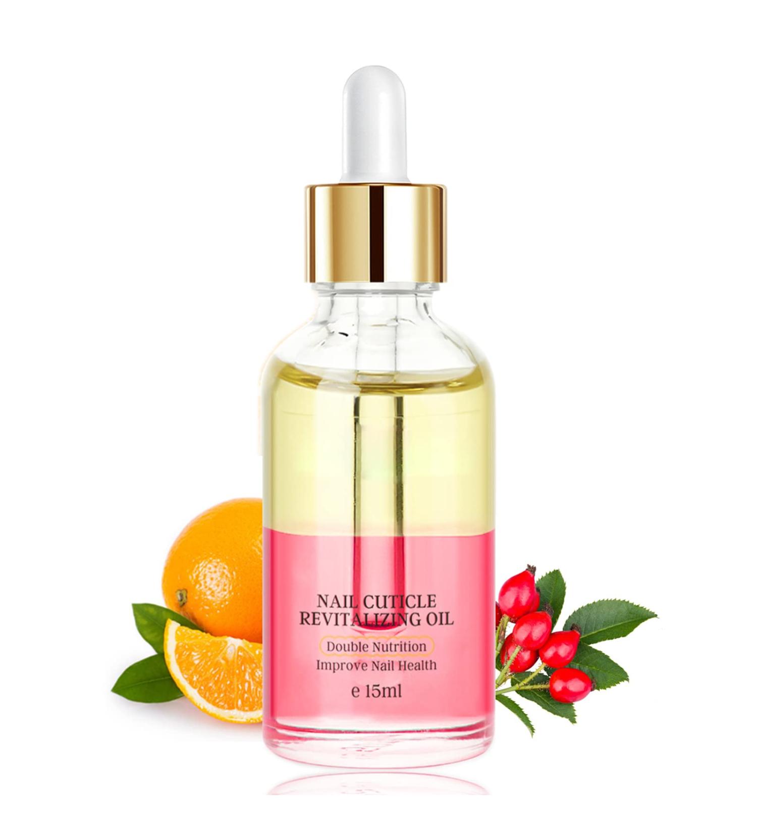 15ml Nail Oil Cuticle with Vitamin E & B - Jojoba & Orange Rosehip Cuticle Oil for Dry Nails - Moisturizing & Repairing Formula - Buy Online on GoSupps.com