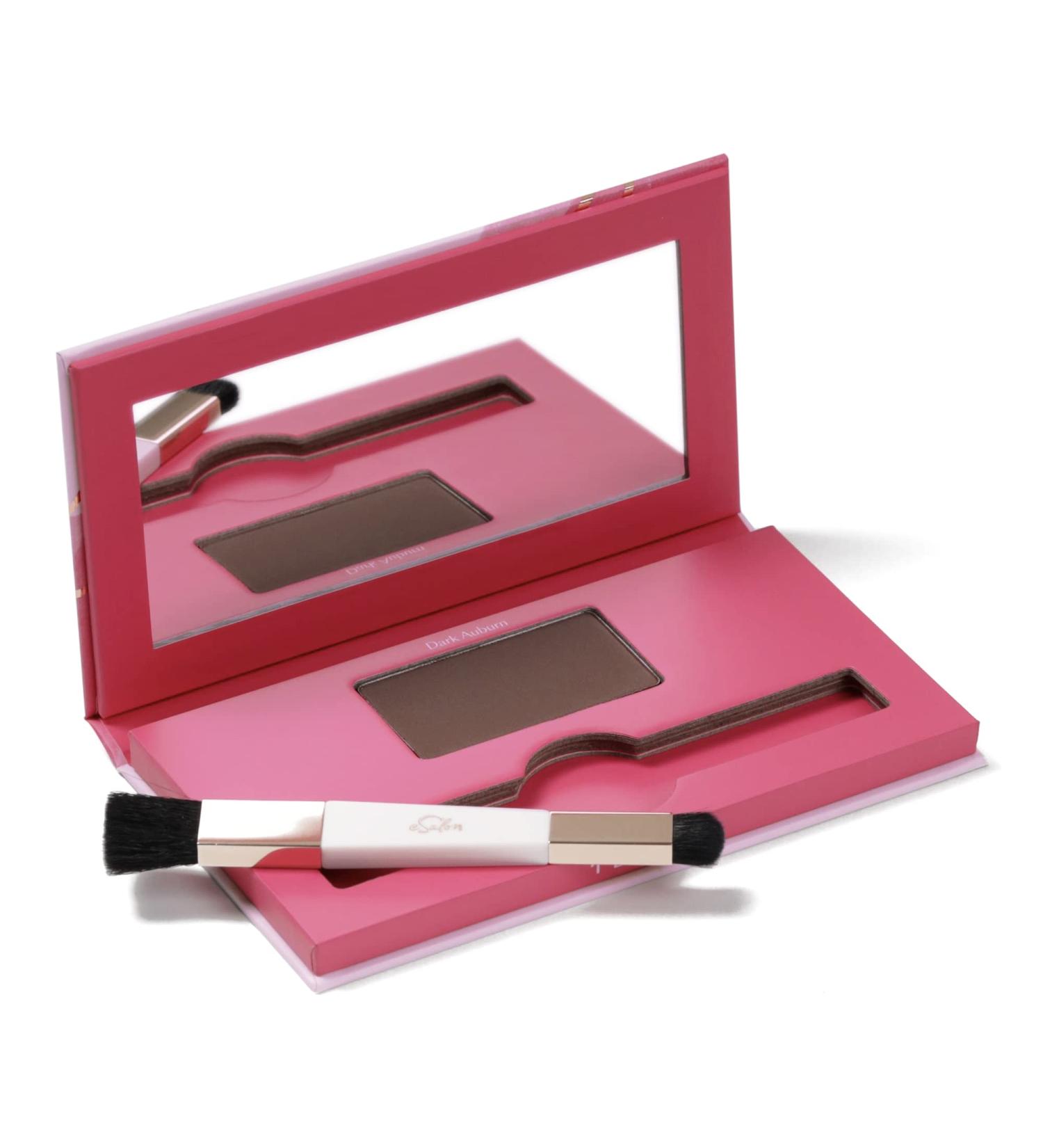 eSalon Conceal & Cover Root Touch Up + Brow Powder 5.2g - Dark Auburn | Root Coverage & Brow Powder for Instant Grey Coverage & Fuller-Looking Hair - Buy Online on GoSupps.com