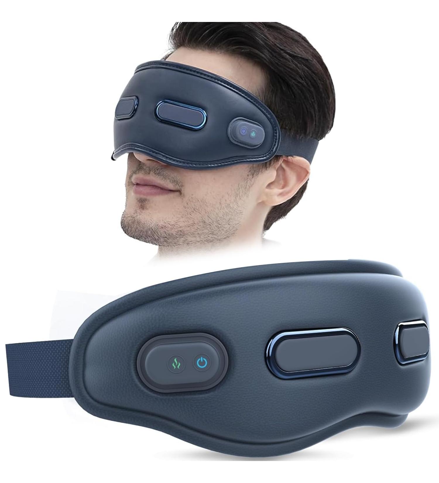 Eye Massage Device - Electric Visual Eye Massager with Warmth & Vibration for Swollen Dry Eyes | Improve Sleep | Perfect Gift for Men & Women - Buy Online on GoSupps.com