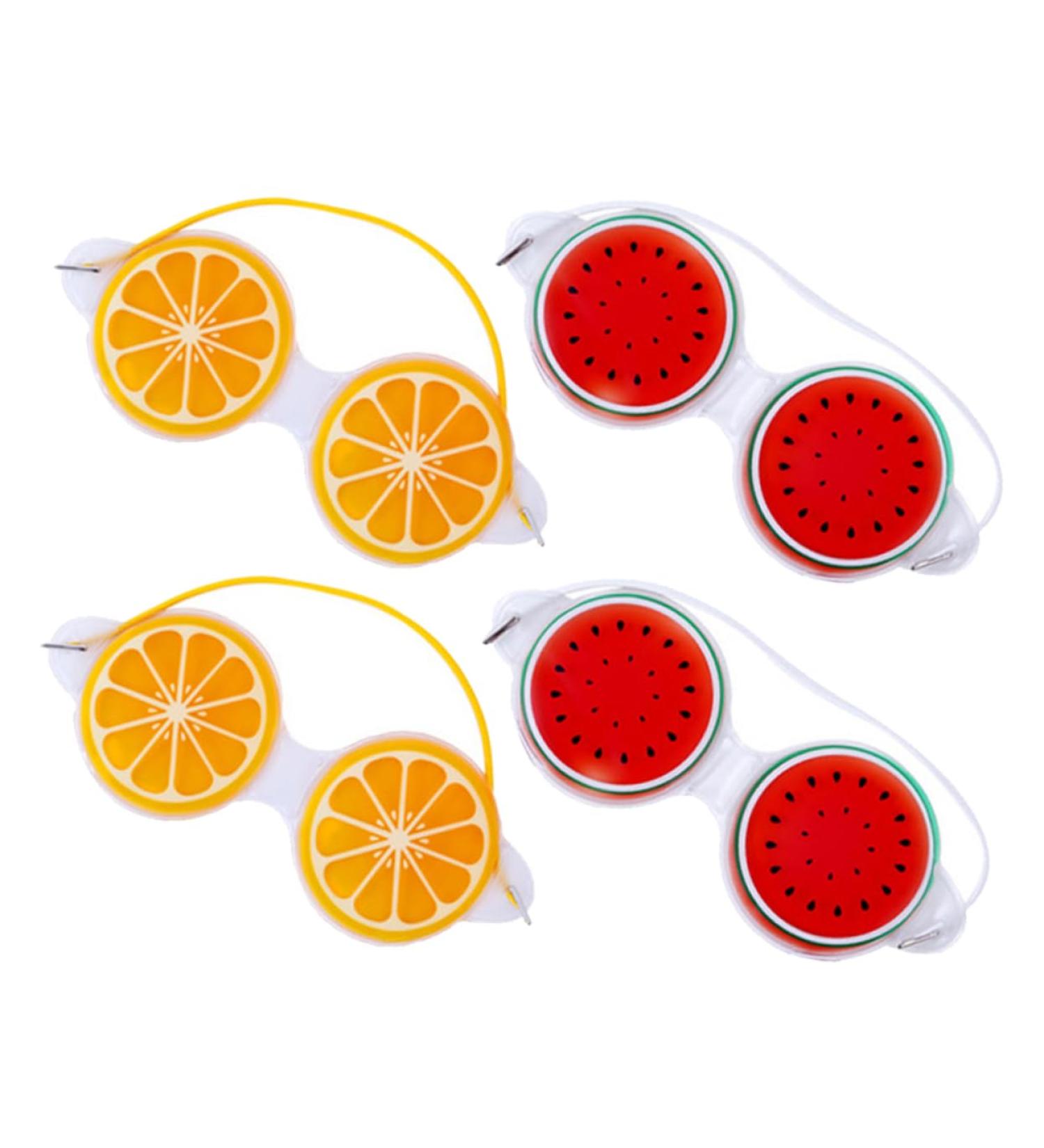 Buy Ipetboom 4-Piece Cartoon Eye Mask & Gel Fruit Eye Patch - International Shipping Available - Buy Online on GoSupps.com
