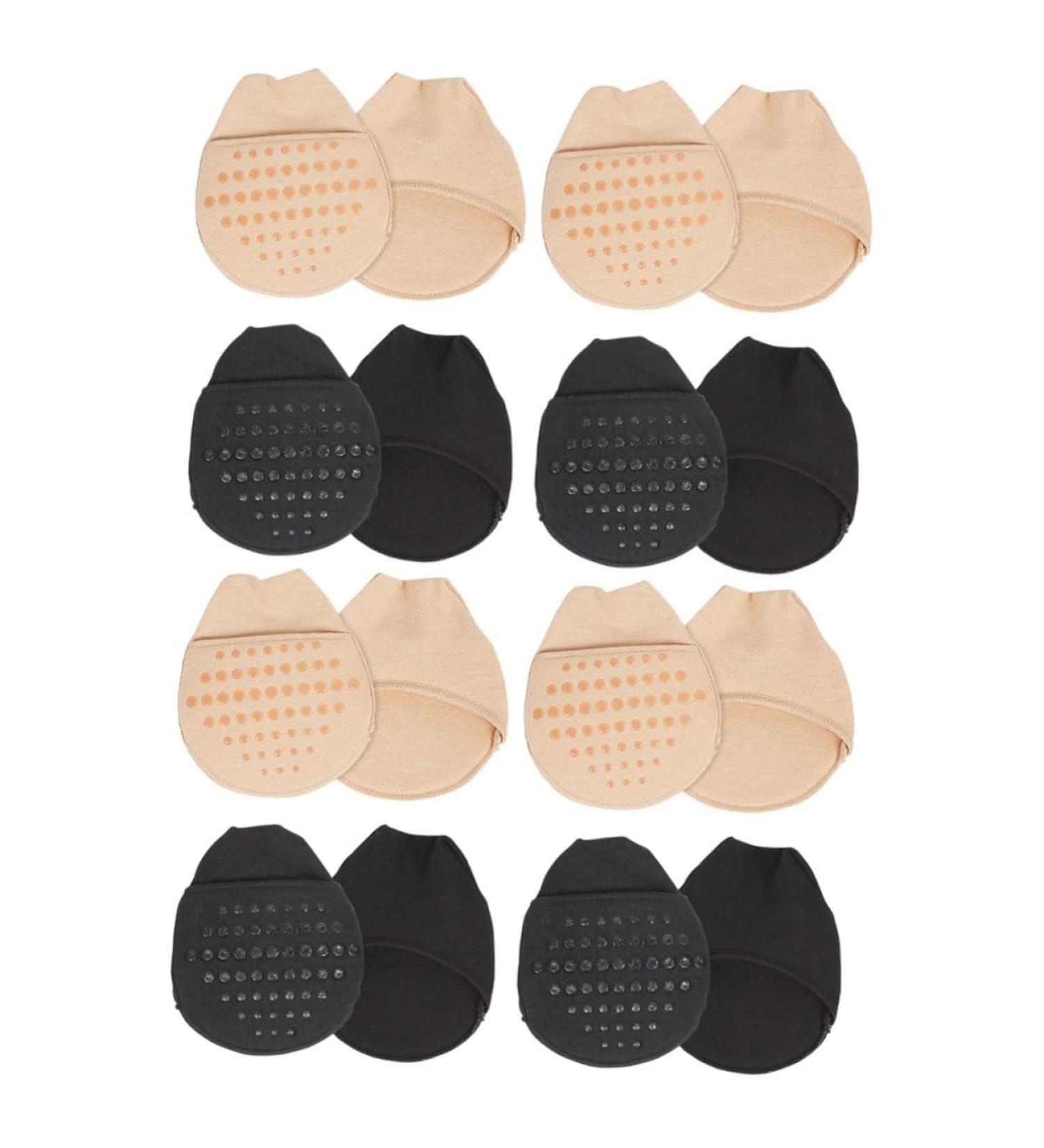 FRCOLOR 8 Pairs Forefoot Socks High Heel Boots for Women High Heel Socks for Women Womens Socks Forefoot Cushions Low Cut Socks High Heel Sandals for Women Summer Cotton Front Pad - Buy Online on GoSupps.com