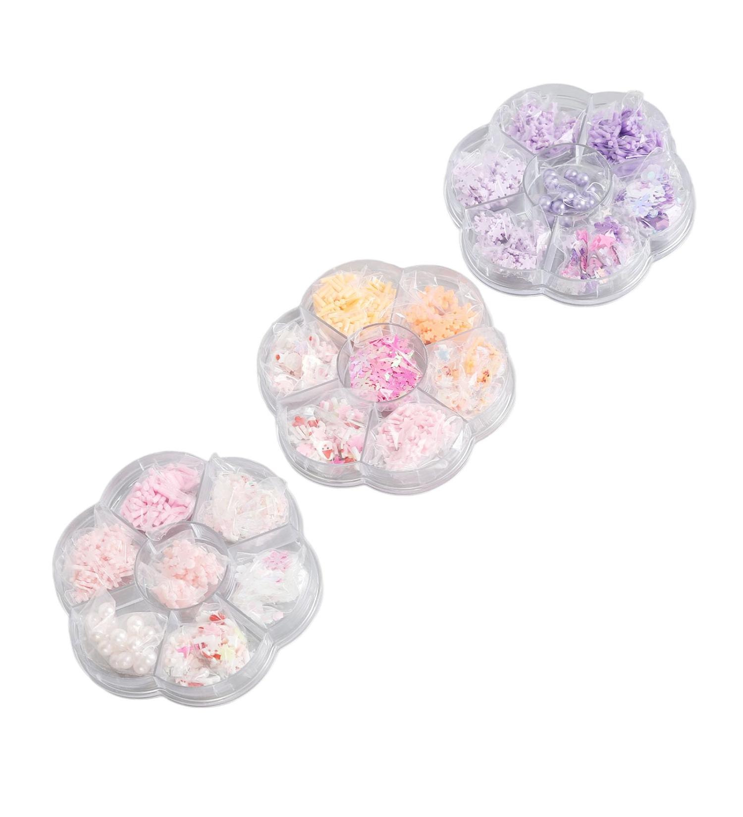 Nail Art Sequins Nail Art Sequins Sticker Glitter Sparky Snowflakes Stars Nail Art Decals Stickers Decoration Supplies for Women - Buy Online on GoSupps.com