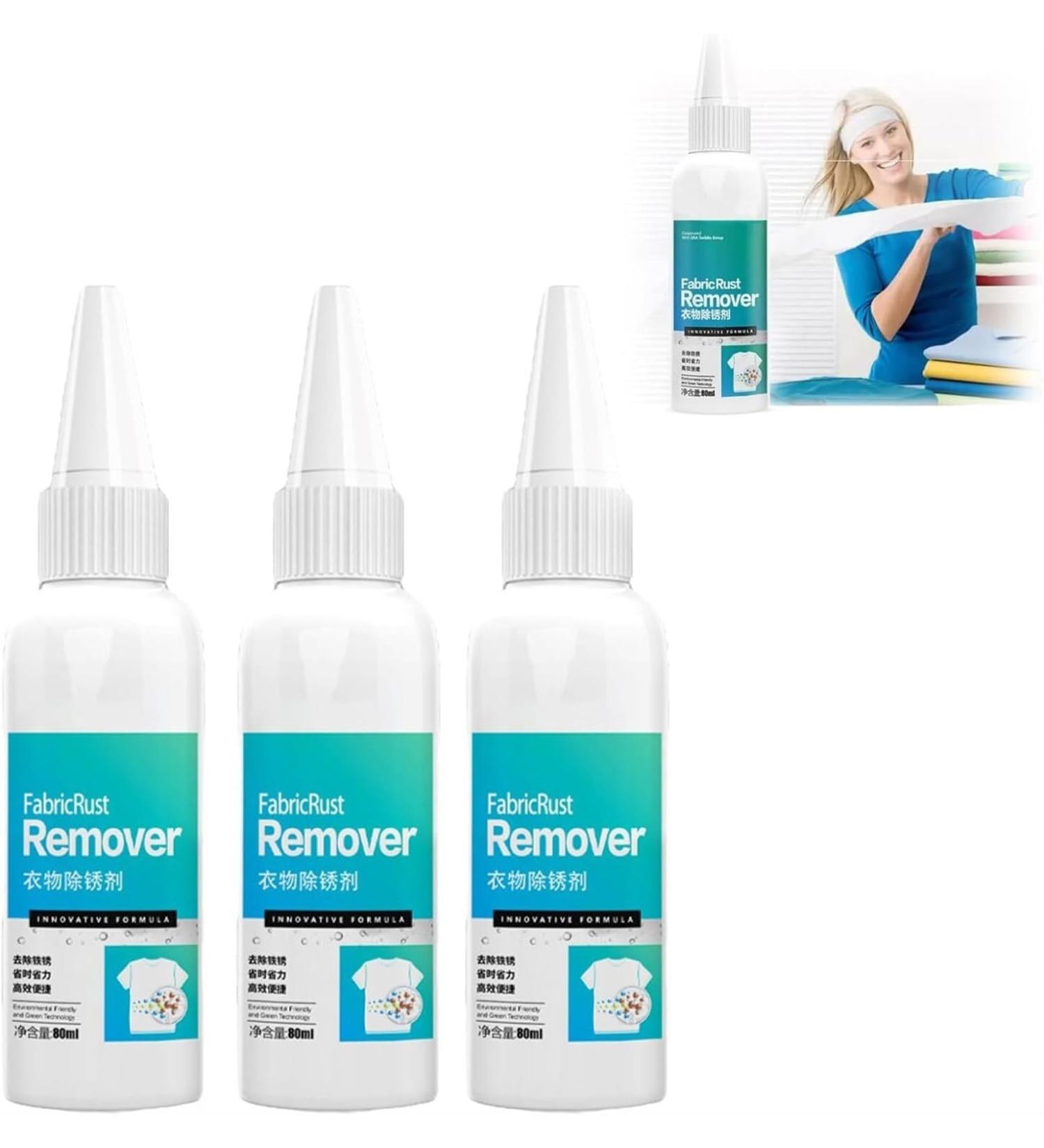 Fabric Rust Remover for Clothing Fabric Rust Remover Fabric Rust Stain Remover for Clothes Rust Remover Fir Fabric Fabric Rust Stain Remover Strong Rust Remover(3 pcs) 3 pcs Clear - Buy Online on GoSupps.com