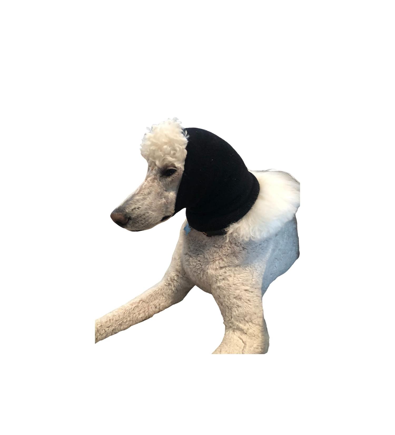 Large Black Pet Hoodz - Calming Dog Ear Protection & Fur Care | Ear Wraps for Anxious Dogs - Buy Online on GoSupps.com