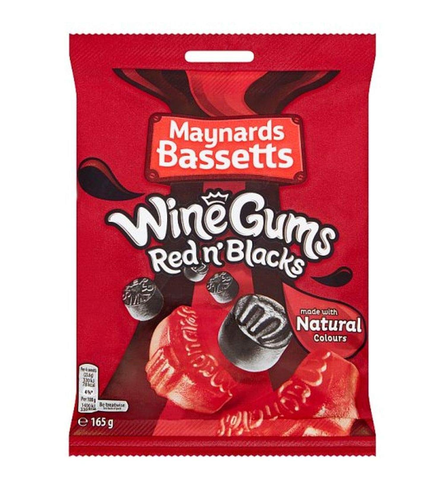 Maynards Red & Black 165g