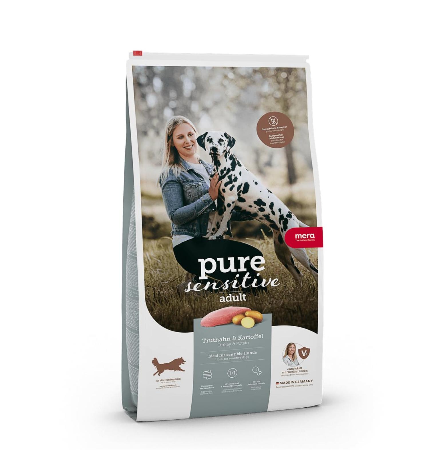 Mera Dog Pure Sensitive Fresh Meat Turkey & Potato 1kg