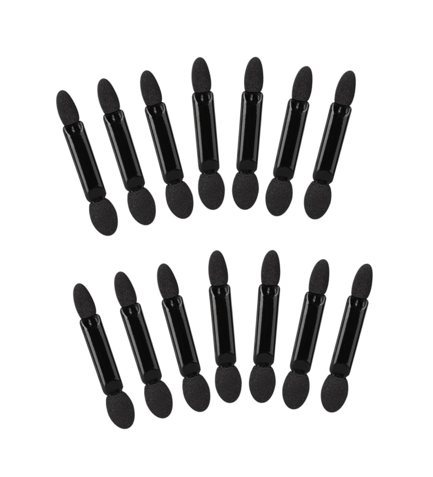 BIUDECO 100 Pcs Brush Eyeshadow Eye Shadow Applicator Eyeshadow Eyeshadow Brush Kit Black - Buy Online on GoSupps.com