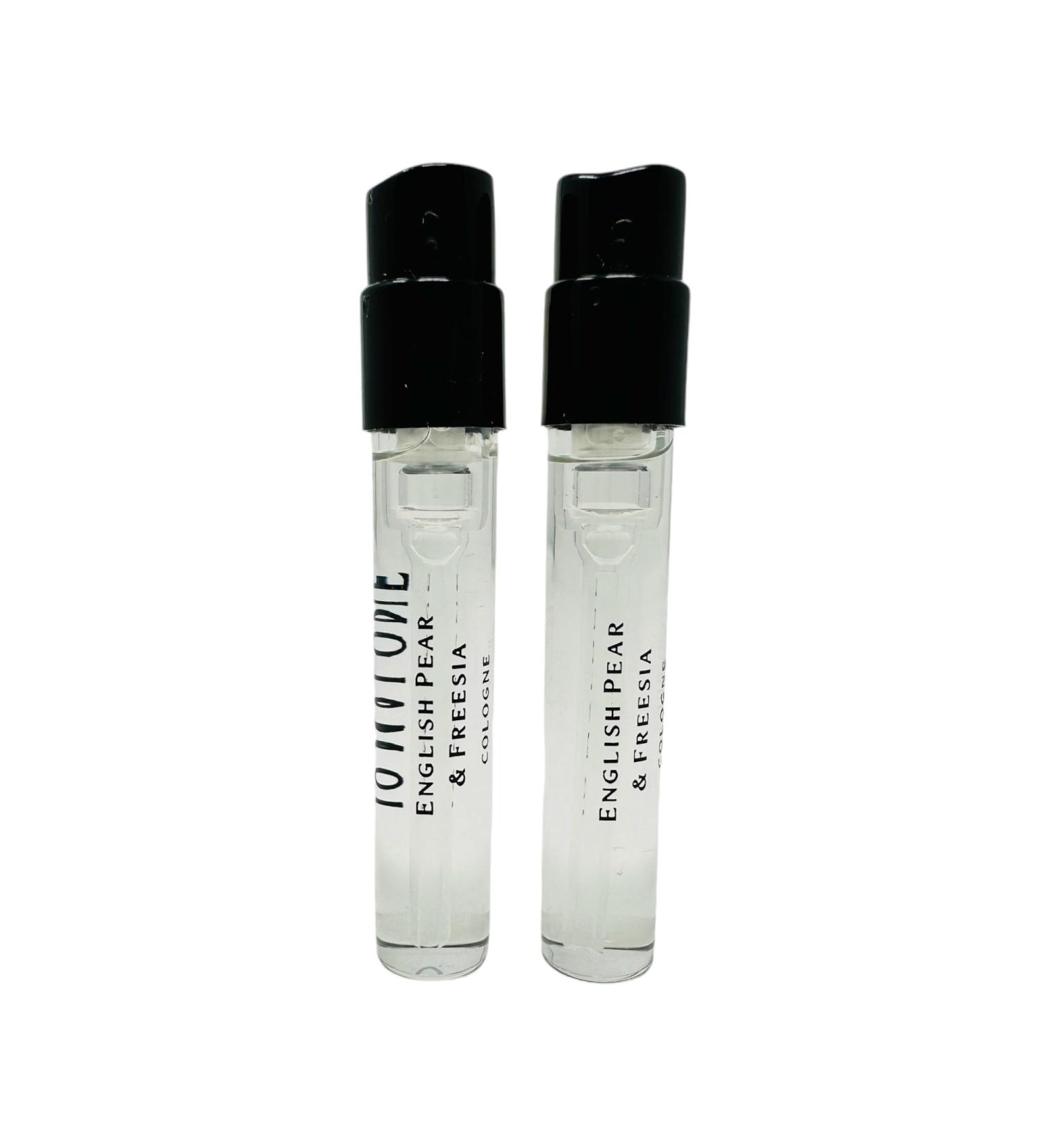 Lot of 2 J.Malone's English Pear & Freesia Cologne Spray Sample Vial