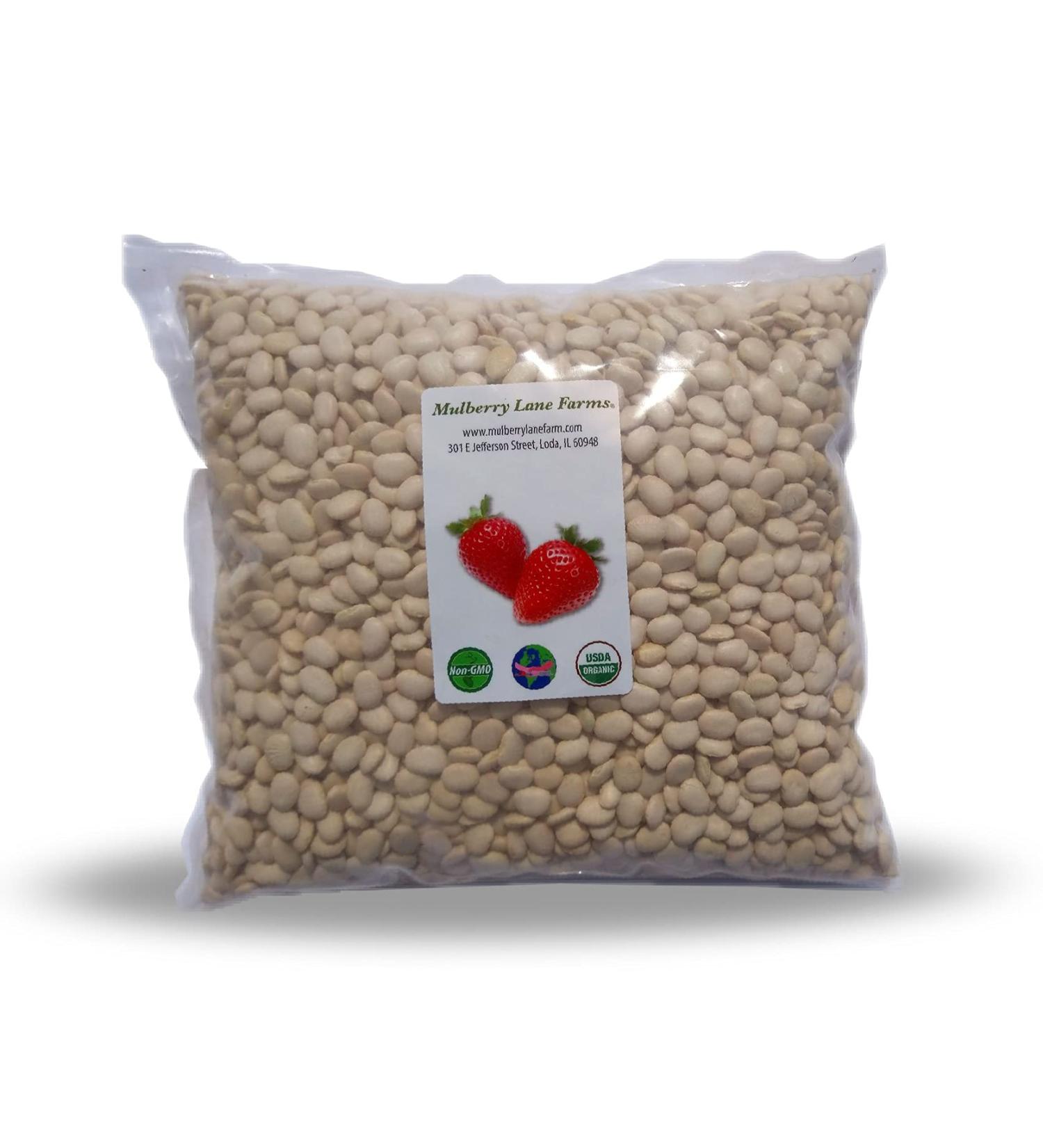 Lima Beans 5 Pounds Baby  Butter Beans USDA Certified Organic Non-GMO  Bulk  Product of USA  Mulberry Lane Farms - Buy Online on GoSupps.com