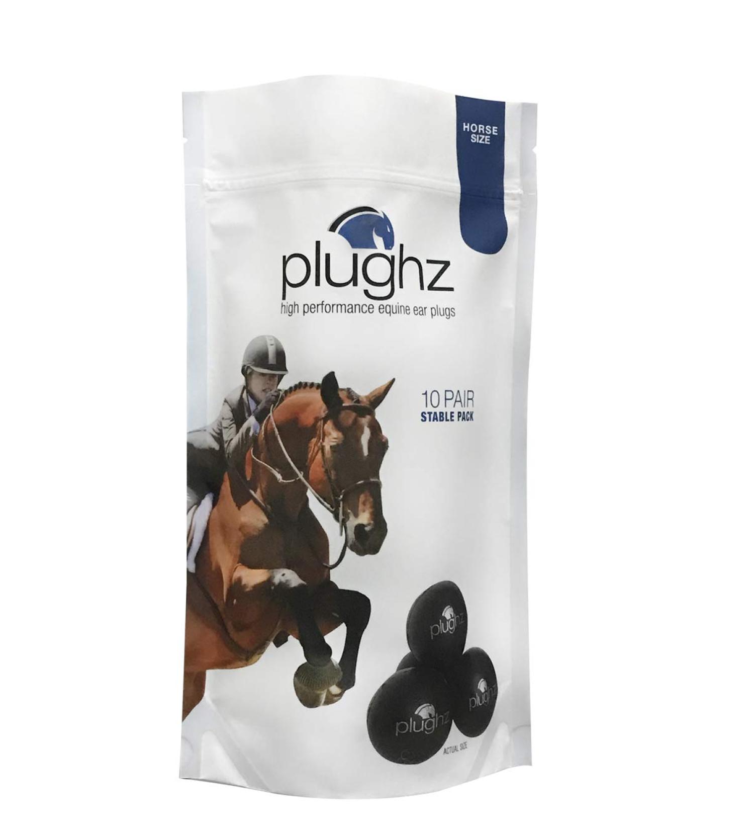 10 Pair Stable Pack Black Horse Ear Plugs - Ultimate Noise Protection for Horses | International Shipping Available - Buy Online on GoSupps.com