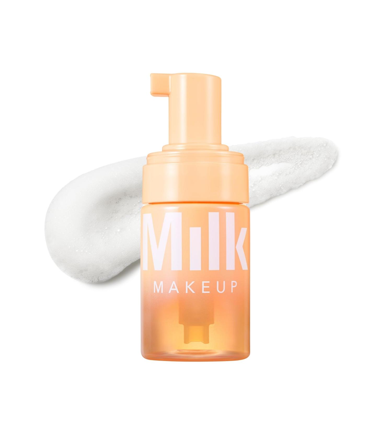 Milk Makeup Cloud Glow Priming Foam - Illuminating Skin Primer with Turmeric & Saffron - Vegan & Cruelty Free - 12-Hour Hold for All Skin Tones - 27 mL - Buy Online on GoSupps.com