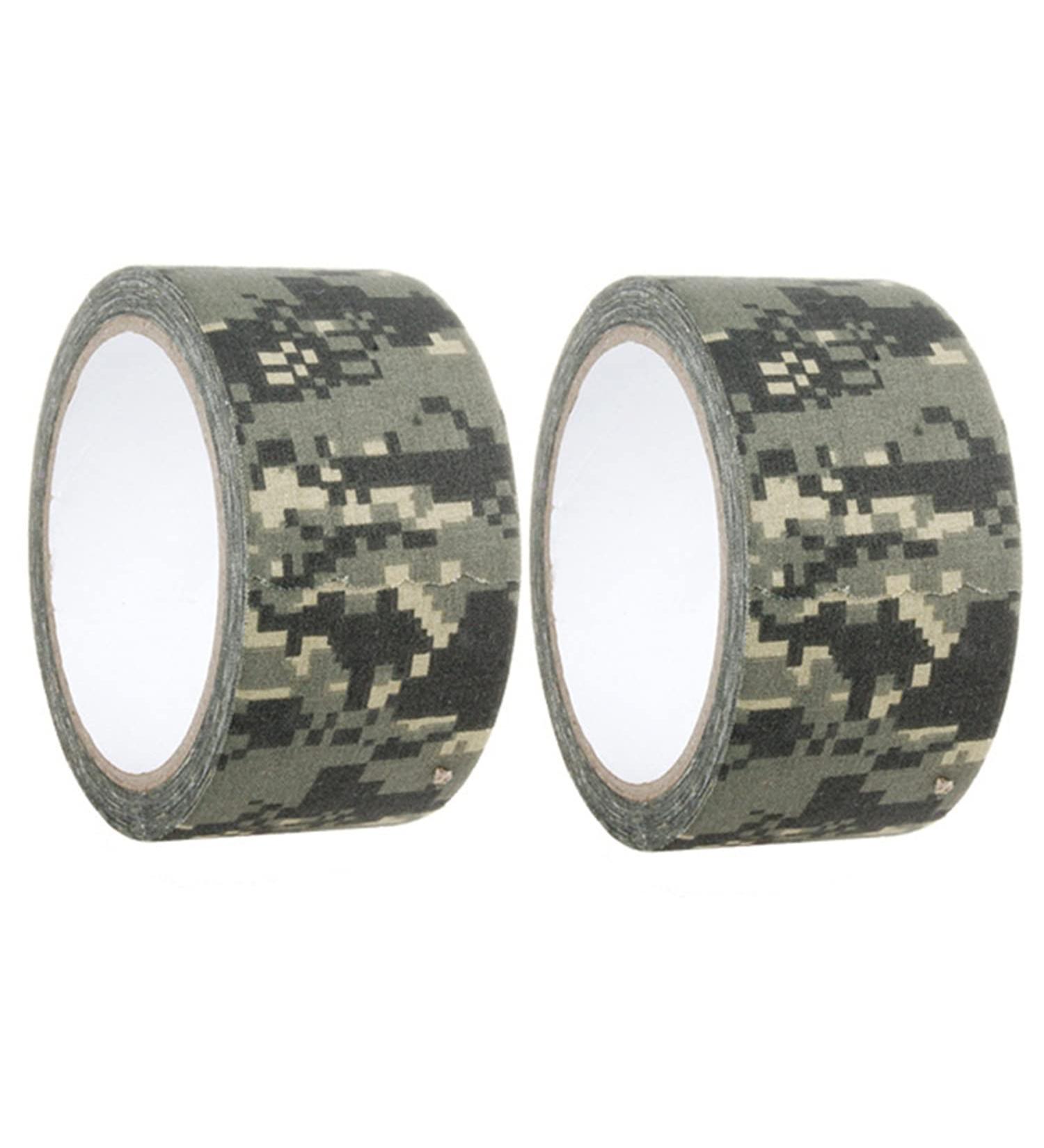 scosao Camouflage Duct Tape 2 inch x 9 yds Self Adhesive Bandage Wrap Heavy camo Tape wrap Non-Reflective for Crafts & Home Improvement Hunting Outdoor Military Camping Camo-6