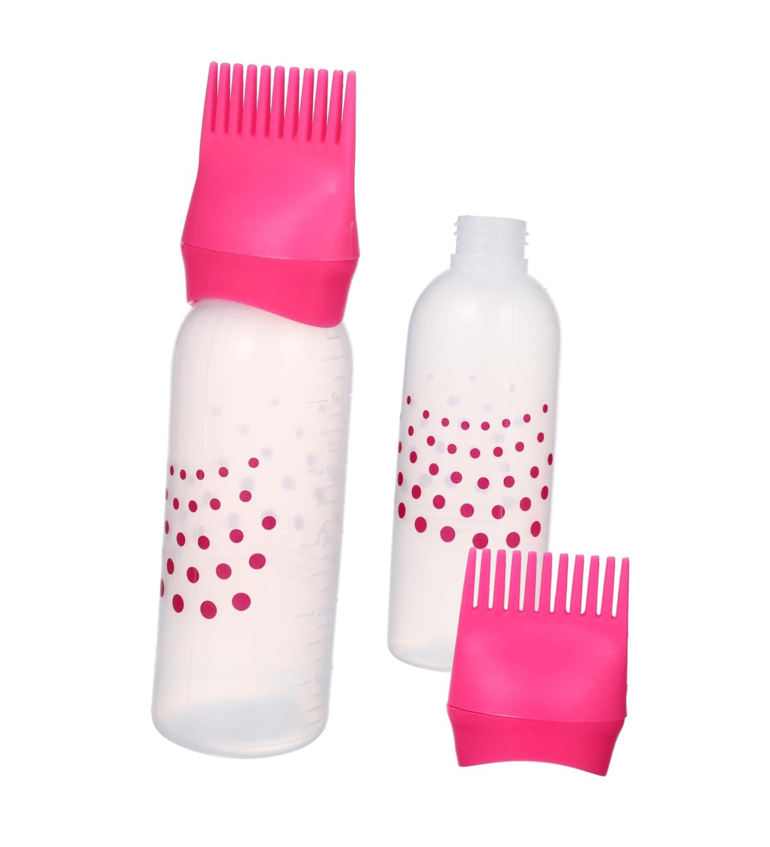 iplusmile 2 pi ces Bouteilles de pour Cheveux avec chelle Applicateur de Coloration Capillaire pour Usage Domestique et Salon Rose - Buy Online on GoSupps.com
