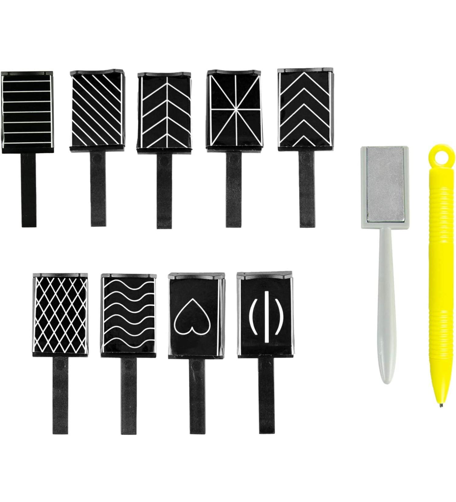 11 Piece Magnet Nail Art Polish Tool Set - Cat Eye Gel Polish and 3D Gel Nails Kit for DIY or Professional Salon Use - Buy Online on GoSupps.com