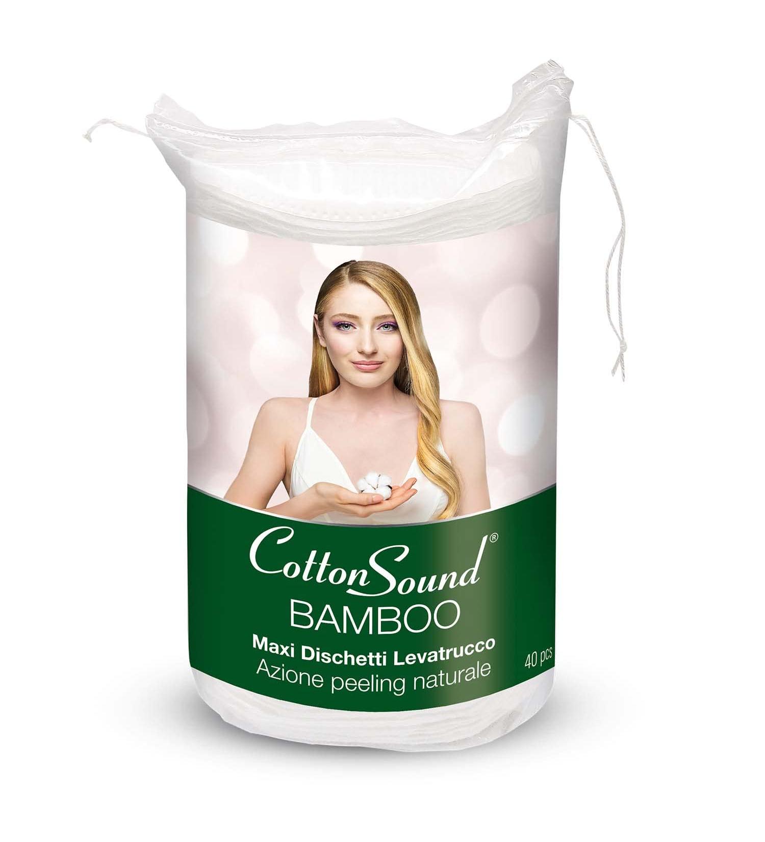 40 Pack COTTON Sound Maxi Bamboo Disks - Eco-Friendly Make-Up Remover | International Shipping Available - Buy Online on GoSupps.com