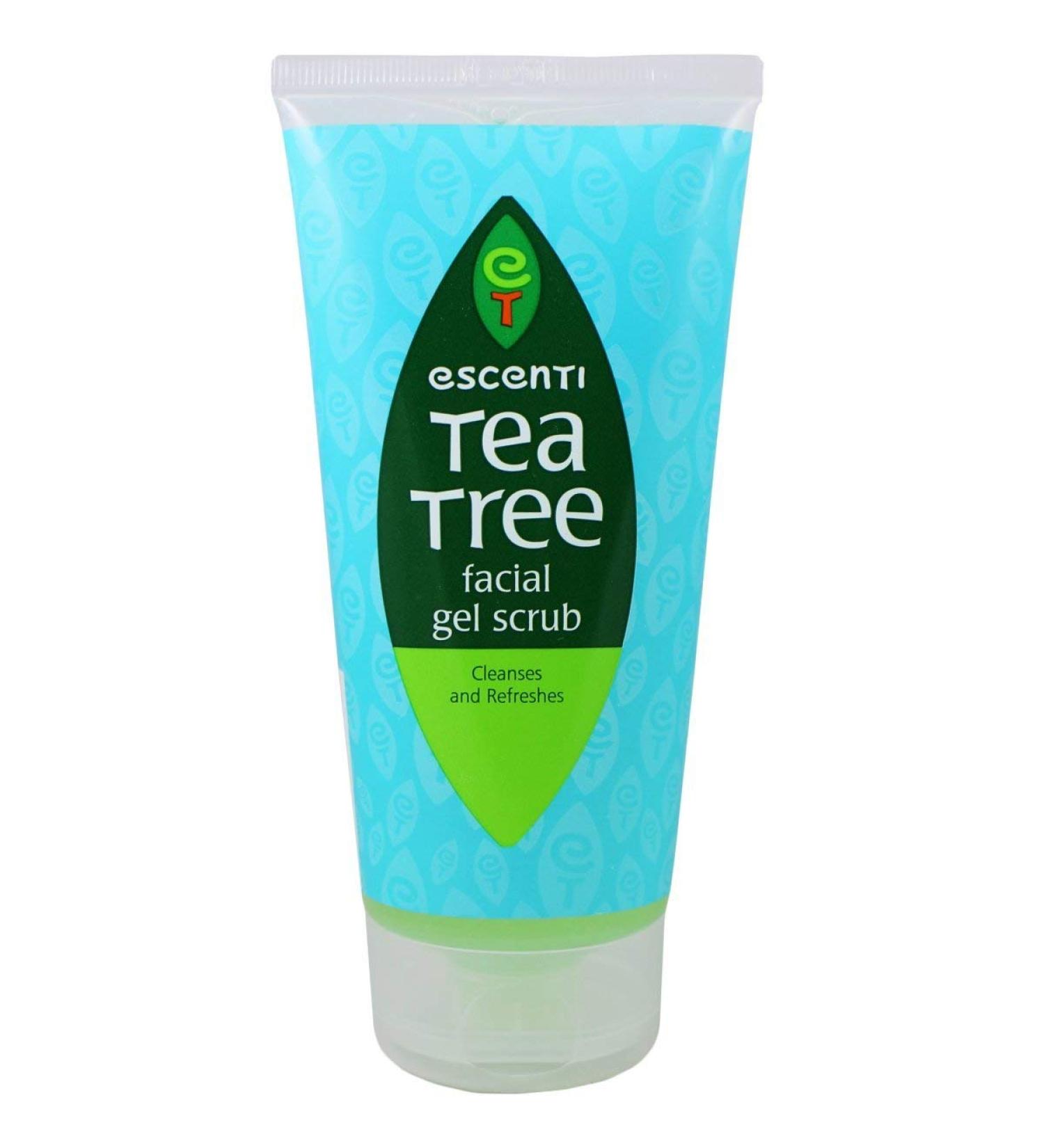 Escenti Tea Tree Facial Kit Gel (Facial Gel Scrub & Facial wash Gel) 150ML