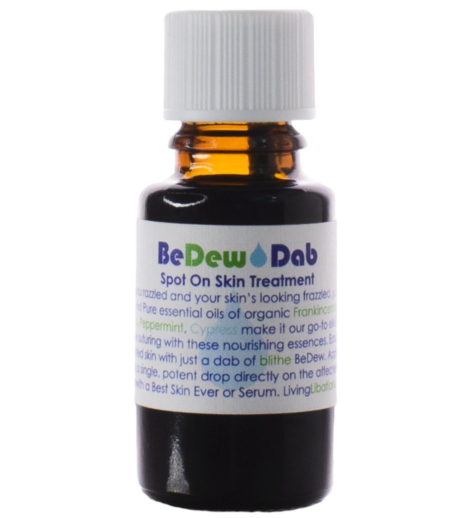 LIVING LIBATIONS - Organic BeDew Dab Face Oil | Natural Wildcrafted Vegan Clean Beauty (0.17 fl oz | 5 mL) 0.2 Fl Oz (Pack of 1)