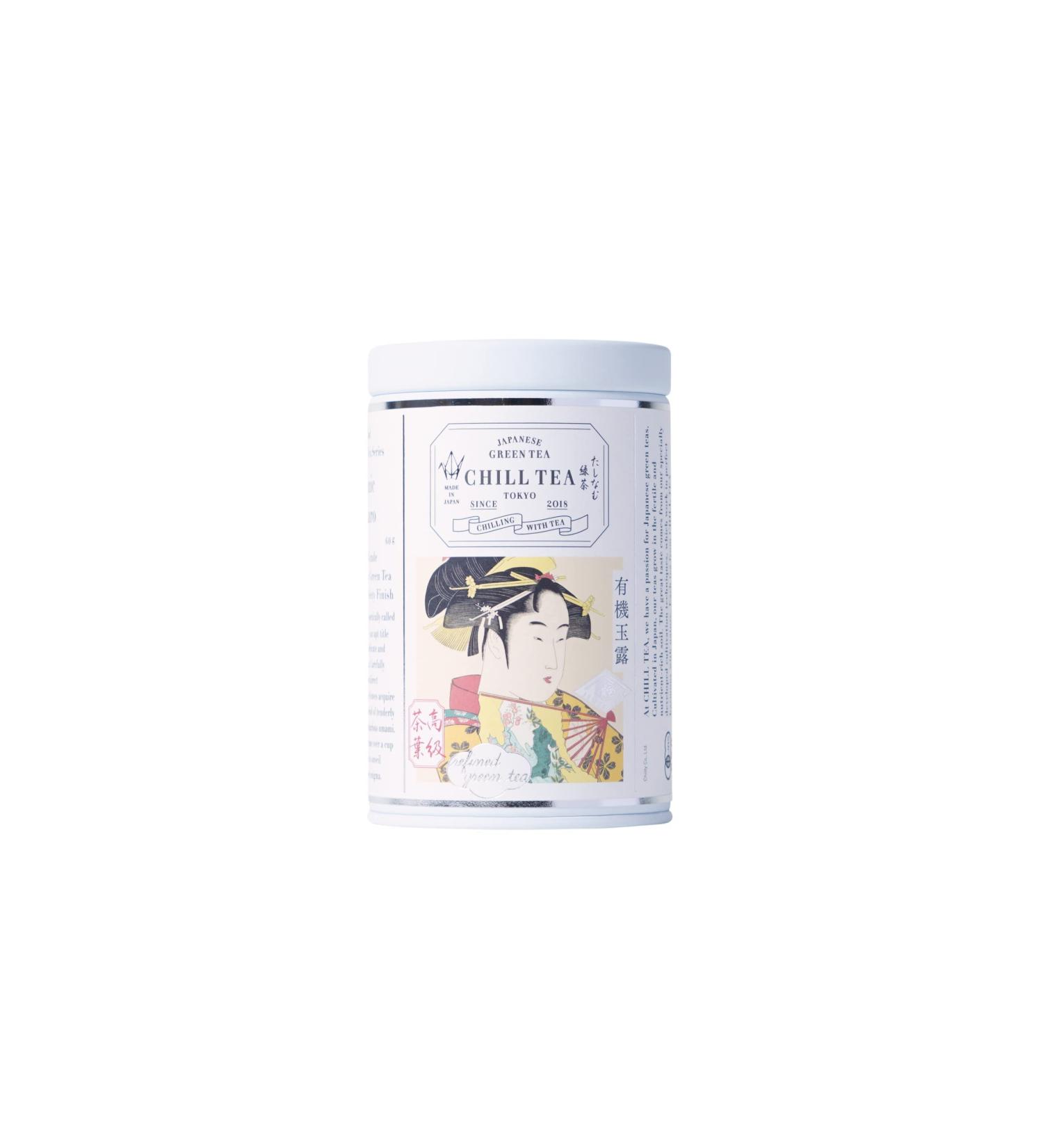 Premium Gyokuro by CHILL TEA Tokyo - Jewel dew - Exclusive Japanese green tea - Mellow deep Umami - 60g - Buy Online on GoSupps.com