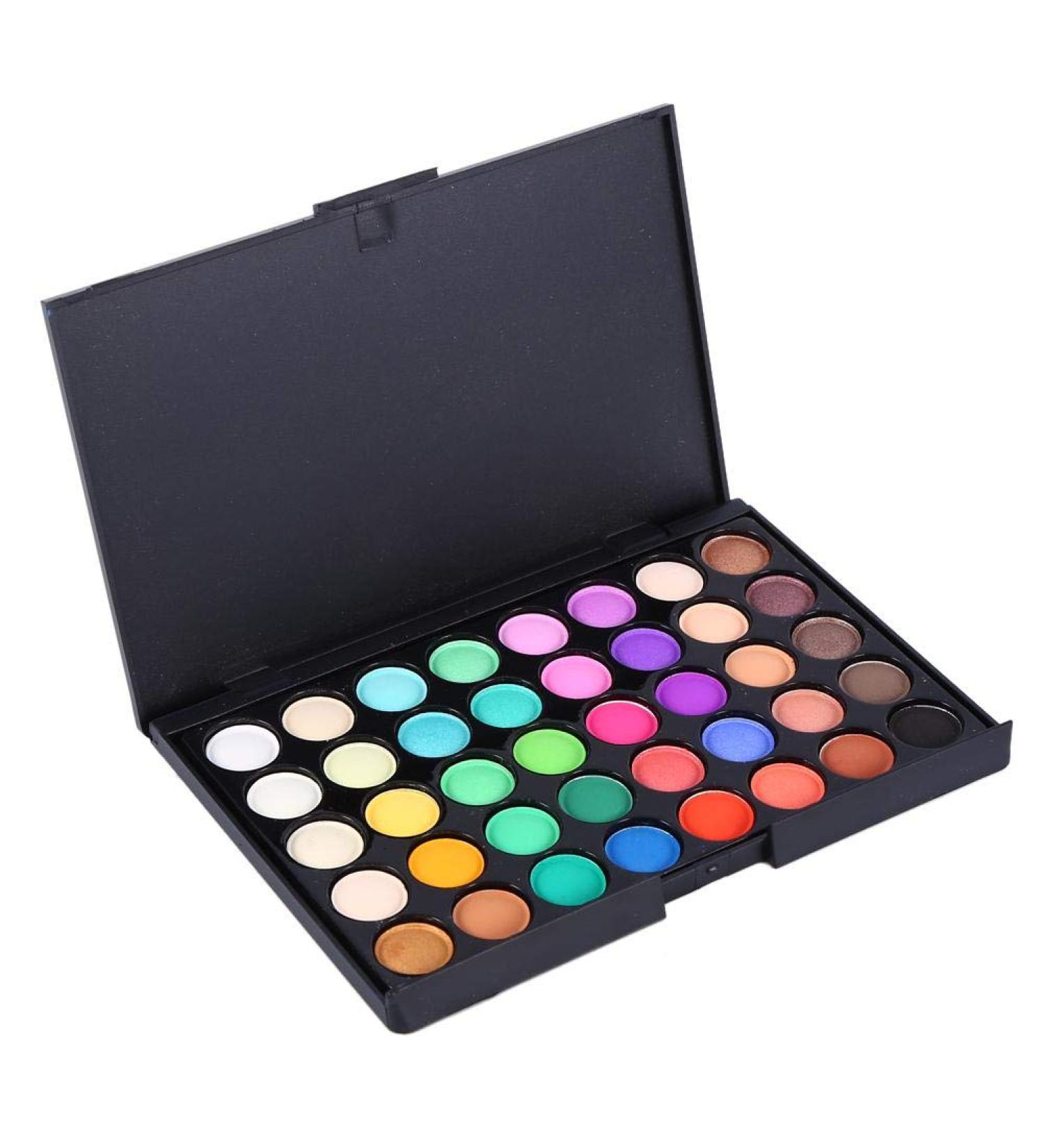 Mavis Laven 40 Colors Profeesional Eyeshadow Palette Matte and Shimmer Waterproof Eyeshadow Makeup Palletes Mineral Pearlescent Matte Pigment Eye Shadow Waterproof Eyeshadow(#2) - Buy Online on GoSupps.com