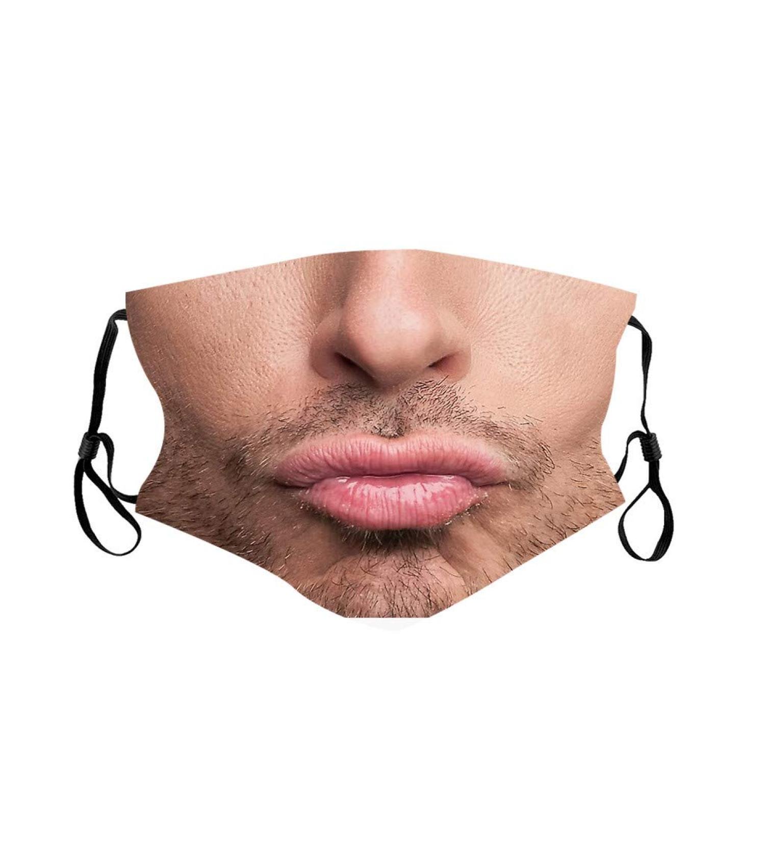 Amyglin Funny 3D Motif Mouth Protection Bandanas - Washable & Reusable Dustproof Neck Gaiter | International Shipping - Buy Online on GoSupps.com