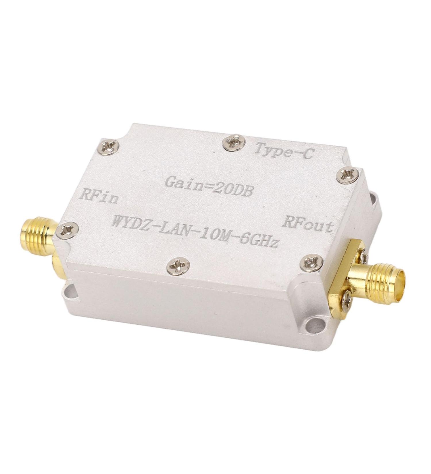 LNA Flat-Level Amplifier - SMA Socket Type C Output 10 m-6 GHz 20 dB Gain Low-Noise for GPS Receivers | International Shipping Available - Buy Online on GoSupps.com