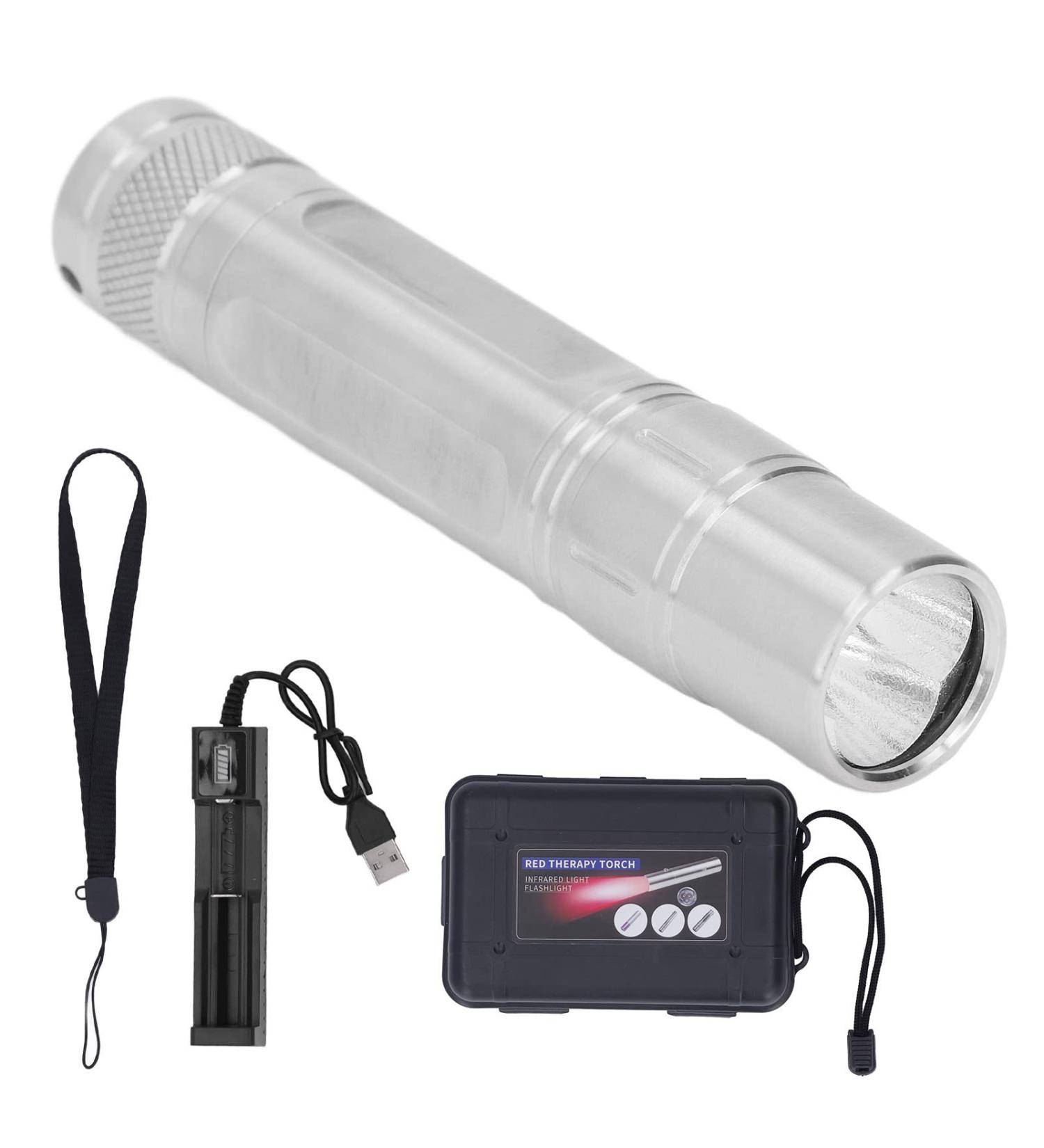 Xcello Therapy Flashlight with 630nm 660nm and 850nm Wavelengths for and Body Recovery - Buy Online on GoSupps.com