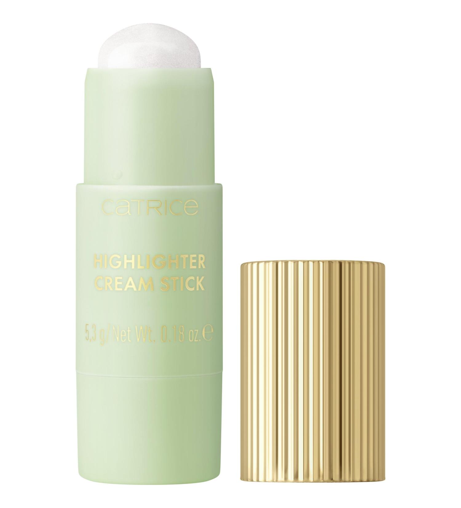 Catrice Cosmetics PISTACHIO CREAM DELIGHT Highlighter Cream Stick stick illuminateur claircissant r sultat instantan effet voil sensation de ros e chatoyant (5.3g)