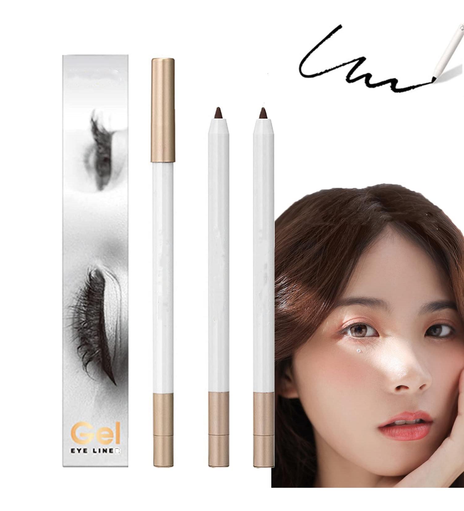 Heykomi Non-smudging Waterproof and Long-Lasting Eyeline Pencil Heykomi Eyeline Pencil Heykomi Waterproof Eyeline Quick Drying Long Lasting Waterproof and Sweat Proof Eyeline (2PCS-Brown) - Buy Online on GoSupps.com