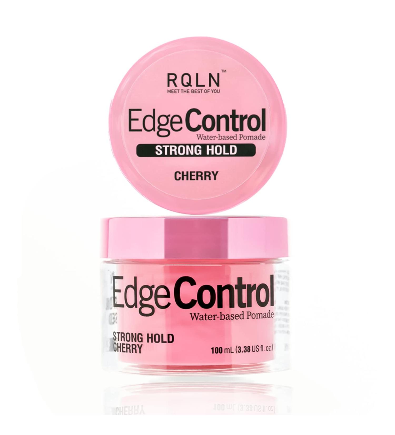 Strong Hold Edge Control Gel for Black Hair - Water-Based, No Flaking, Extra Hold - 3.38oz Fresh Cherry Scent - All Hair Types - Buy Online on GoSupps.com