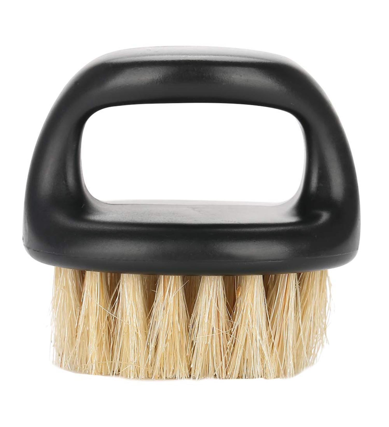 Premium Beard Brush for Men - 3 Styles | Black Handle & White Bristles | Ultimate Beard Care Solution - Buy Online on GoSupps.com