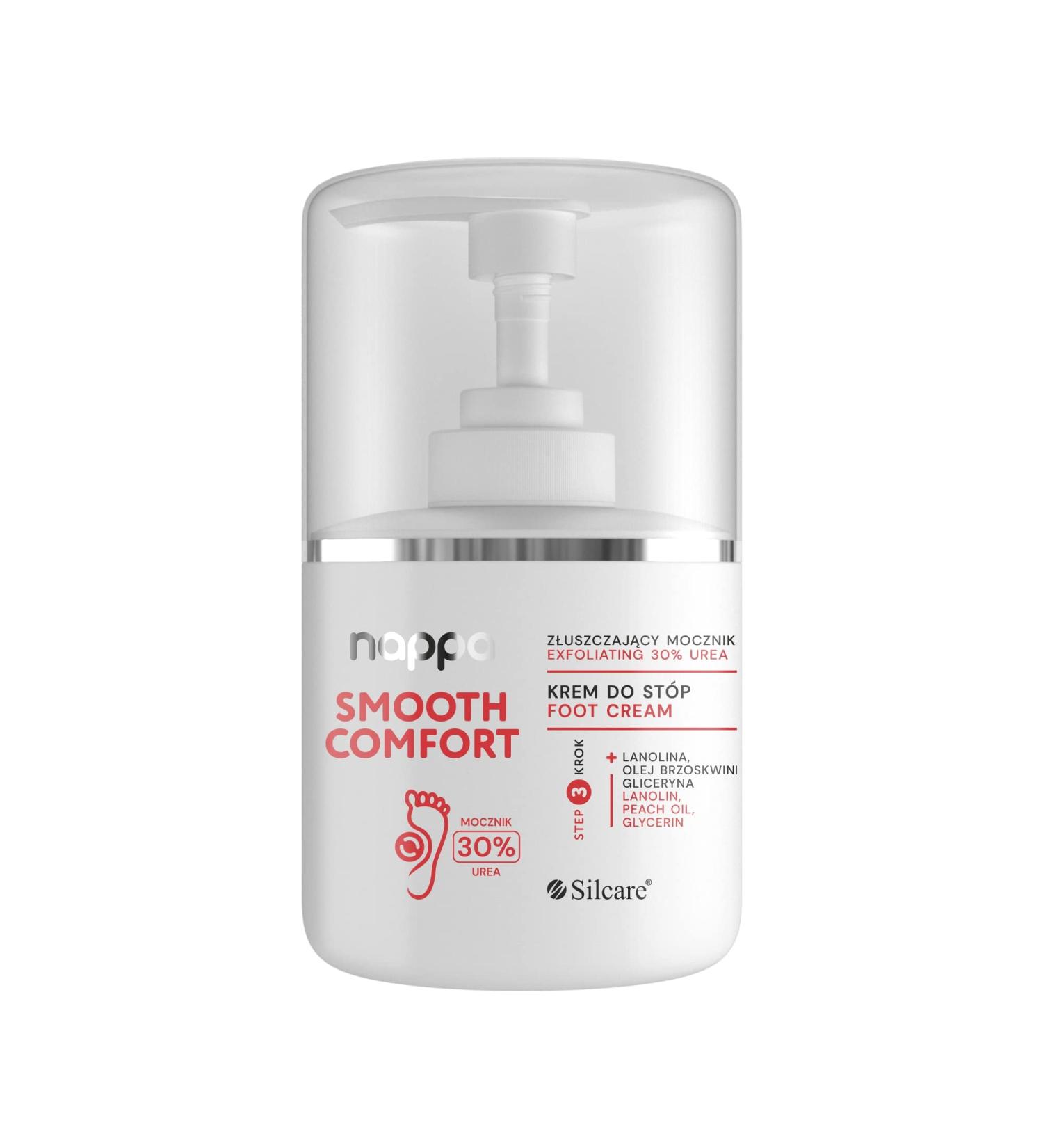Nappa Smooth Comfort 30% Urea Cream 250ml - Moisturizing Cream for Dry Skin - Buy Online on GoSupps.com