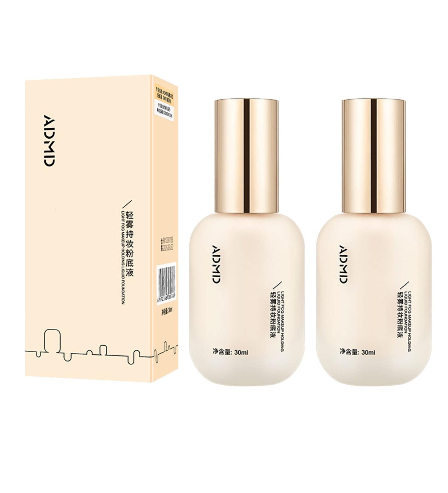 ADMD Light Fog Hydrating Waterproof Foundation - Long Lasting and Full Coverage (Ivory) - Buy Online on GoSupps.com