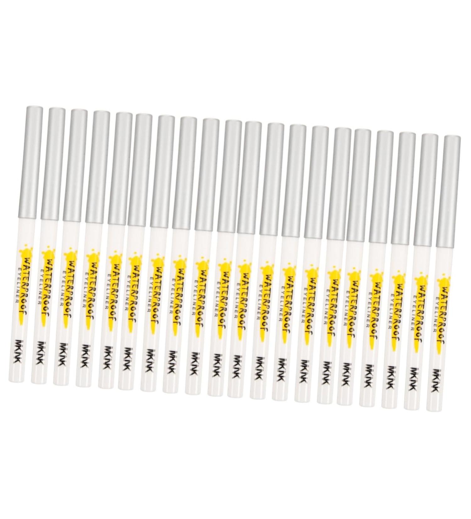 Healeved 20 Pcs White Lying Silkworm Pen Pencil Eyeshadow Stick White Eye Pencil Eye Shadow Pen Abs - Buy Online on GoSupps.com