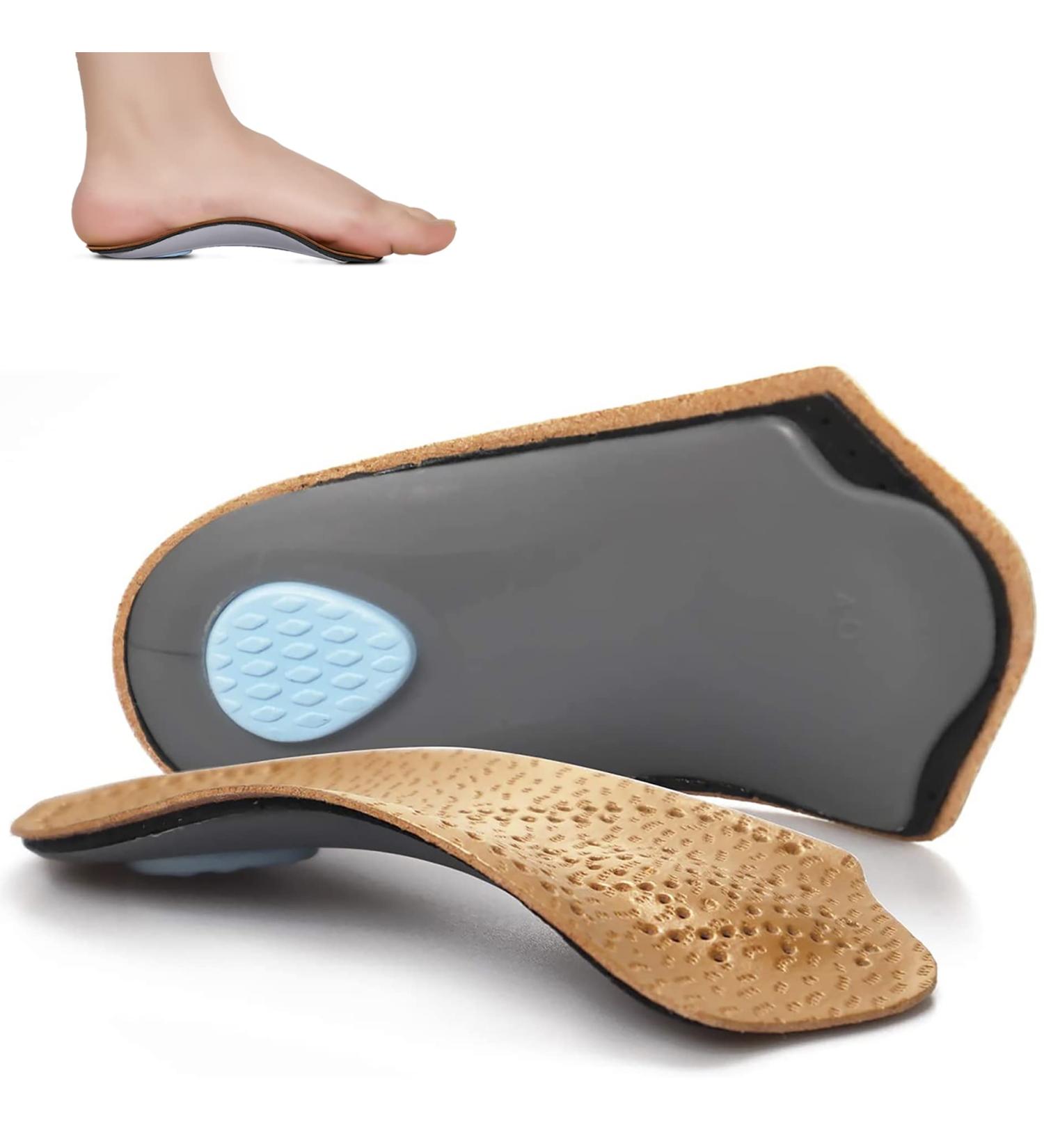 Orthotic Arch Support Insoles for Men/Women XL - Plantar Fasciitis Relief, High Arch Support Inserts for Flat Feet, Over-Pronation - Heel Cushion for Running/Walking - Size XL (Men 11.5-13, Women 13.5-15) - Buy Online on GoSupps.com