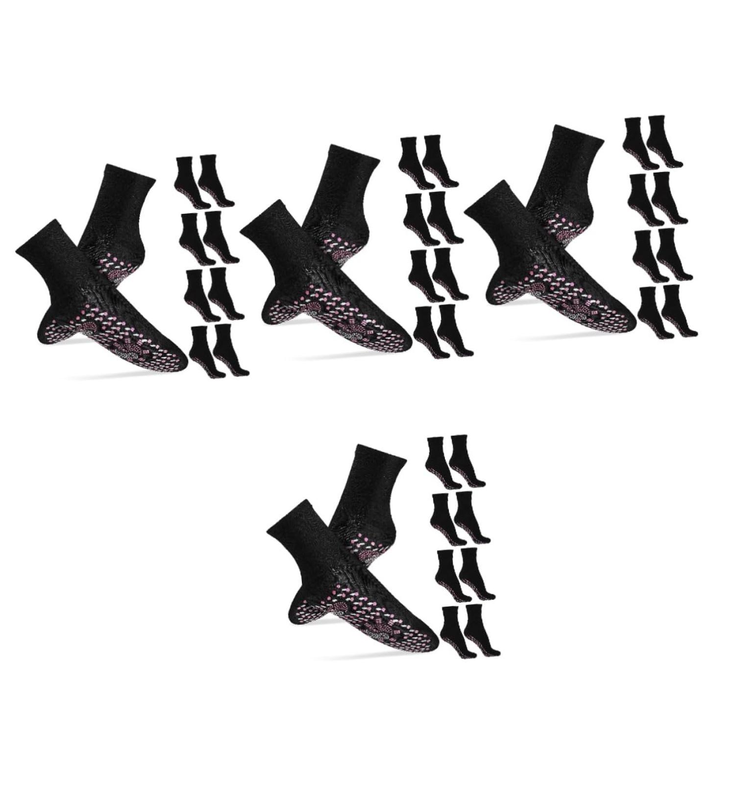Kisangel 20 Pairs Women's Soft Thermal Compression Socks | Braided Fishing Line Stockings | Winter Foot Warmers - Buy Online on GoSupps.com