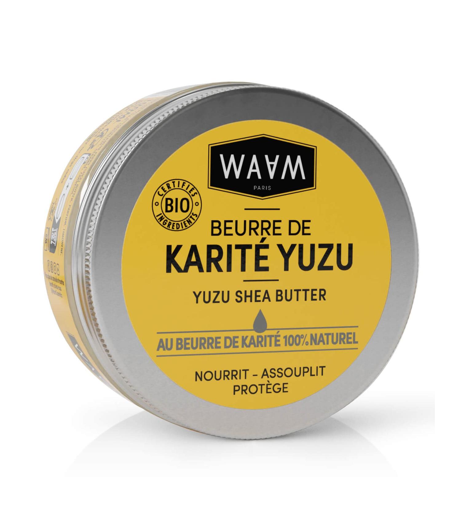 WAAM Cosmetics Yuzu Shea Butter nourishing care skin and hair with organic shea butter and natural vegan 100 ml - Buy Online on GoSupps.com