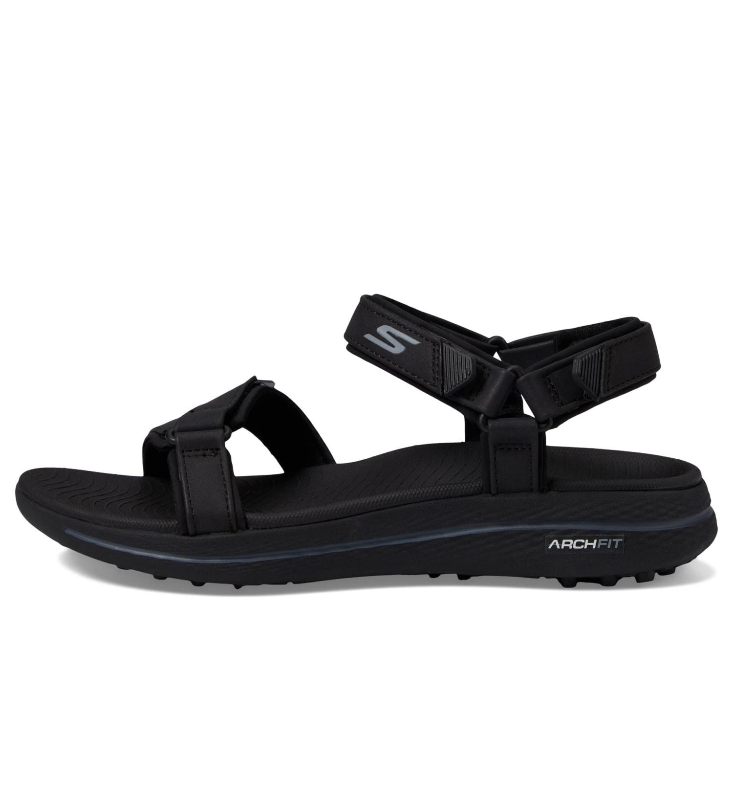 Skechers Women's Arch Fit Spikeless Golf Sandal Sneaker - 39 EU Black - Comfortable & Stylish Footwear for Golf | International Shipping Available - Buy Online on GoSupps.com