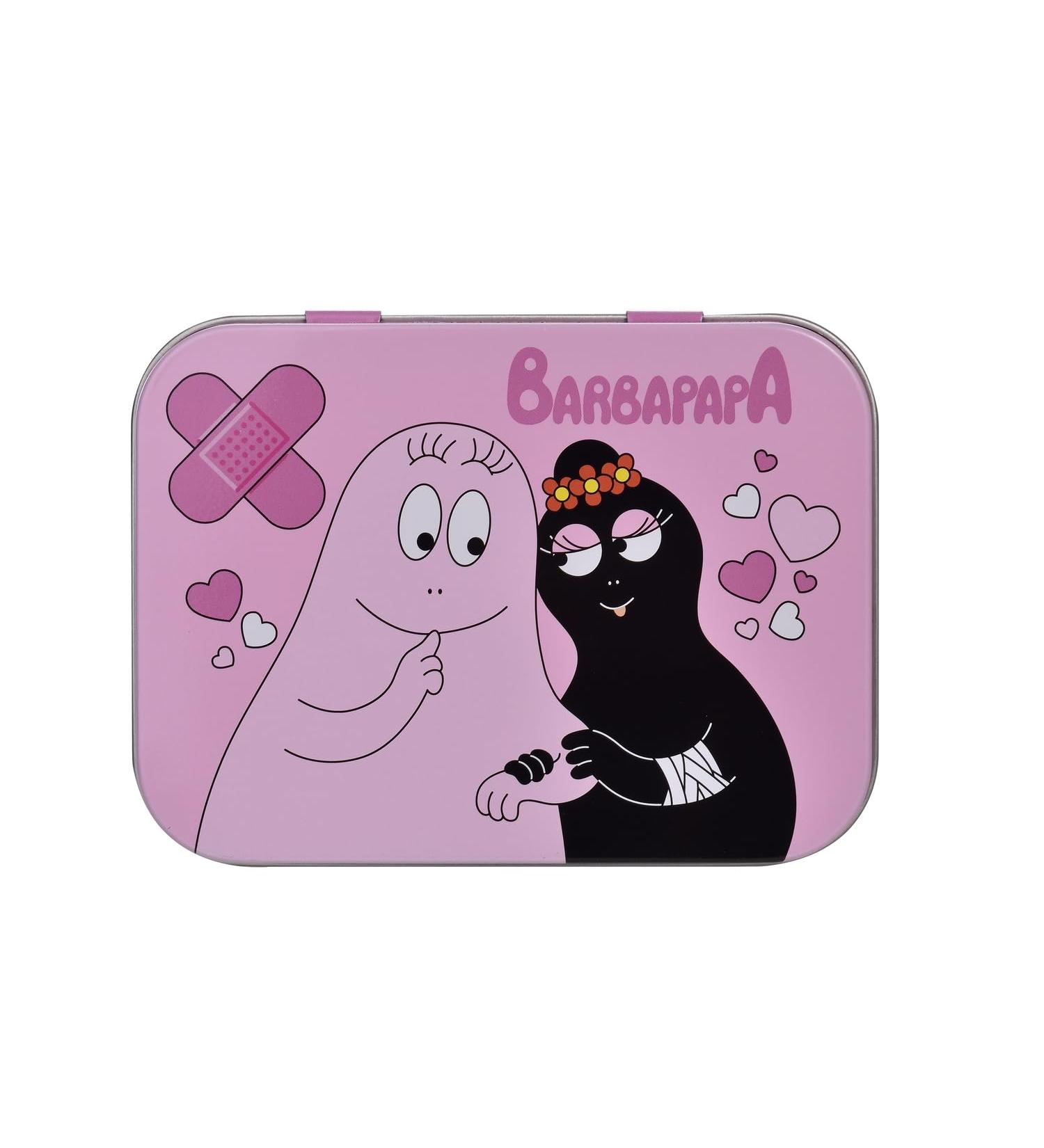 Barbapapa Children's Plaster Metal Box - 24 Stylish Plasters & Storage for Kids - Perfect for Backpack & Handbag - Buy Online on GoSupps.com