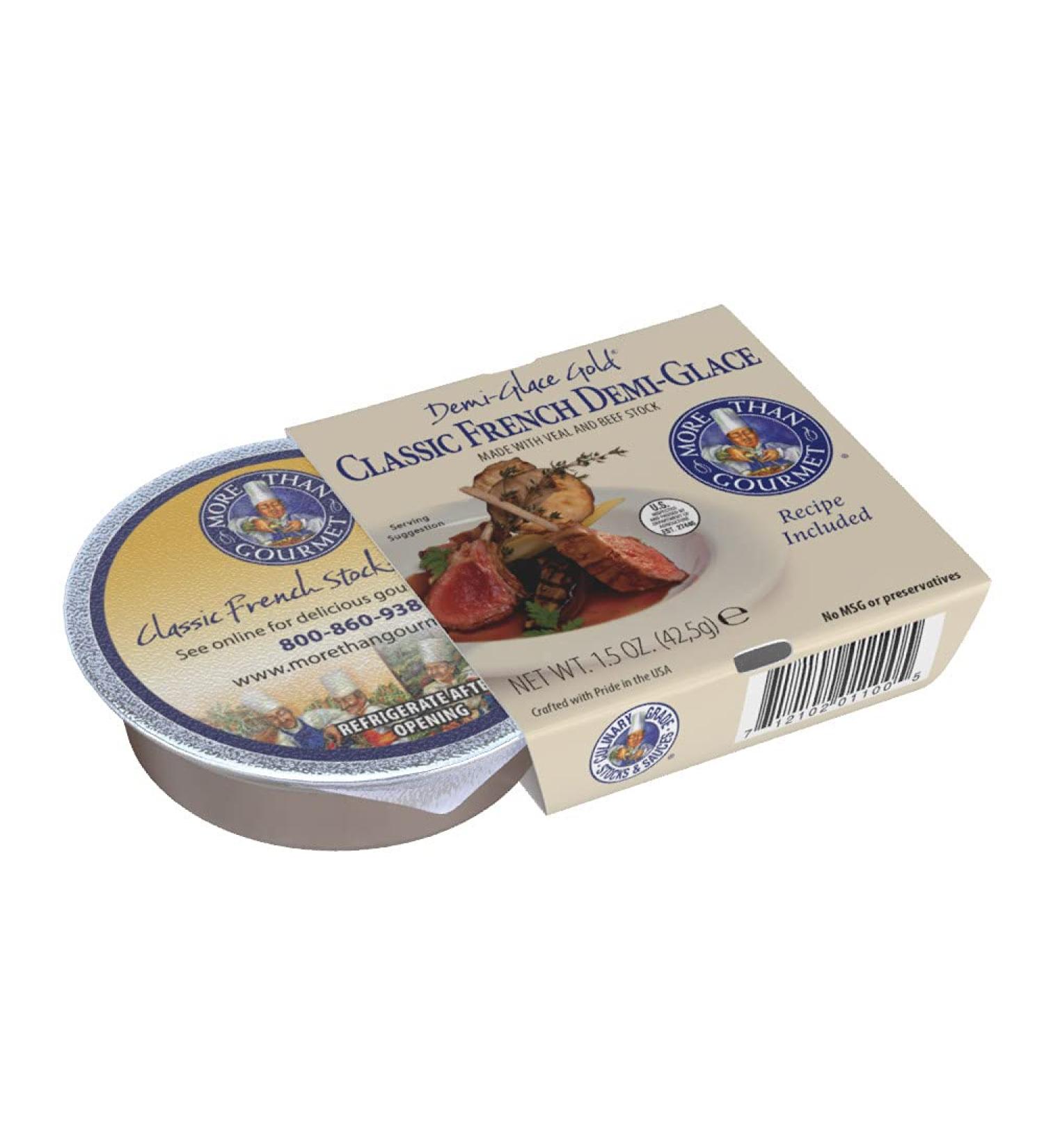 More Than Gourmet Classic French Demi Glace - Veal 1.5 Oz | Rich Flavor for Gourmet Cooking - Buy Online on GoSupps.com