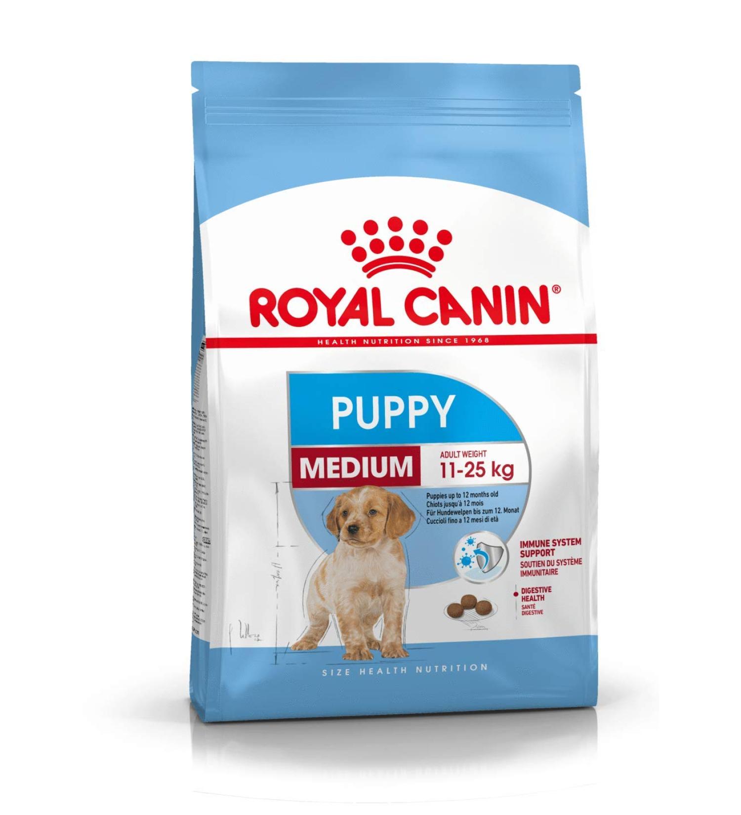 Royal Canin Medium Puppy Complete Dry Food 10kg - Buy Online on GoSupps.com
