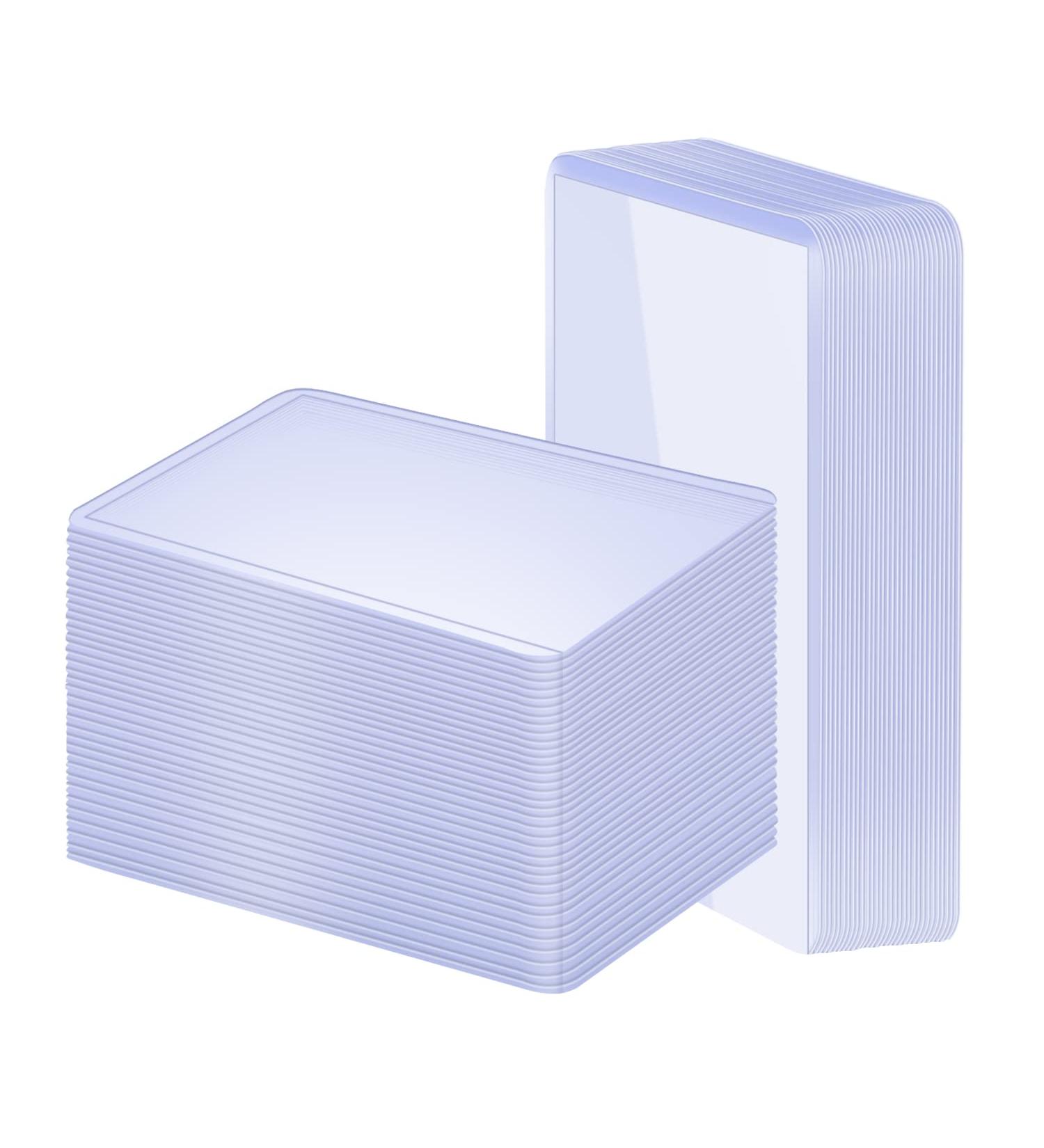 100 Pack 3x4 Hard Plastic Card Sleeves Top Loaders - Baseball Card Protectors | Trading Card Games & More - Buy Online on GoSupps.com