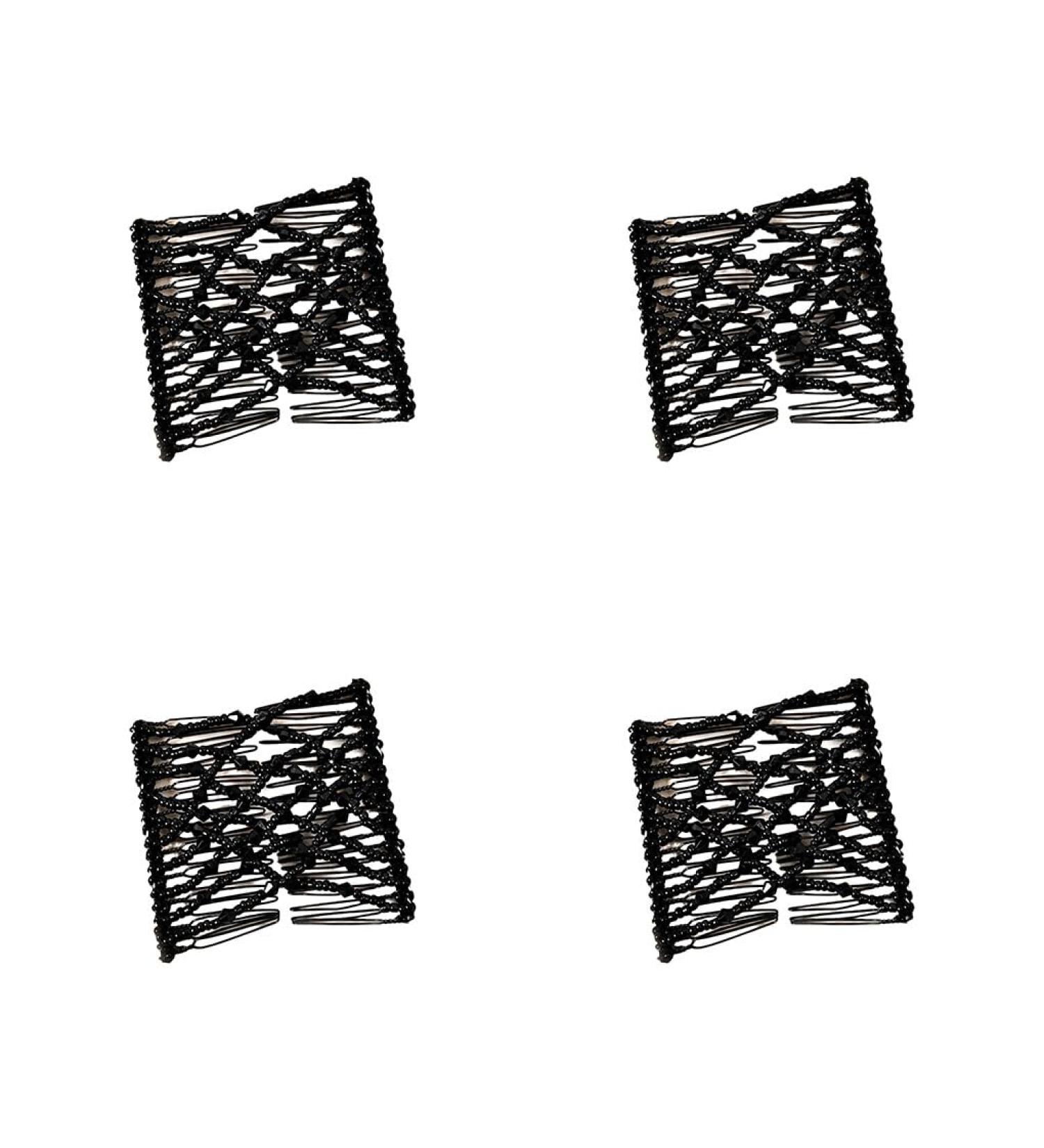 kawehiop 4x Trendsetting Accessory Magic Beads Hair Slides For Women Lightweight Plastic Magic Decorative Hair Combs For Women - Buy Online on GoSupps.com