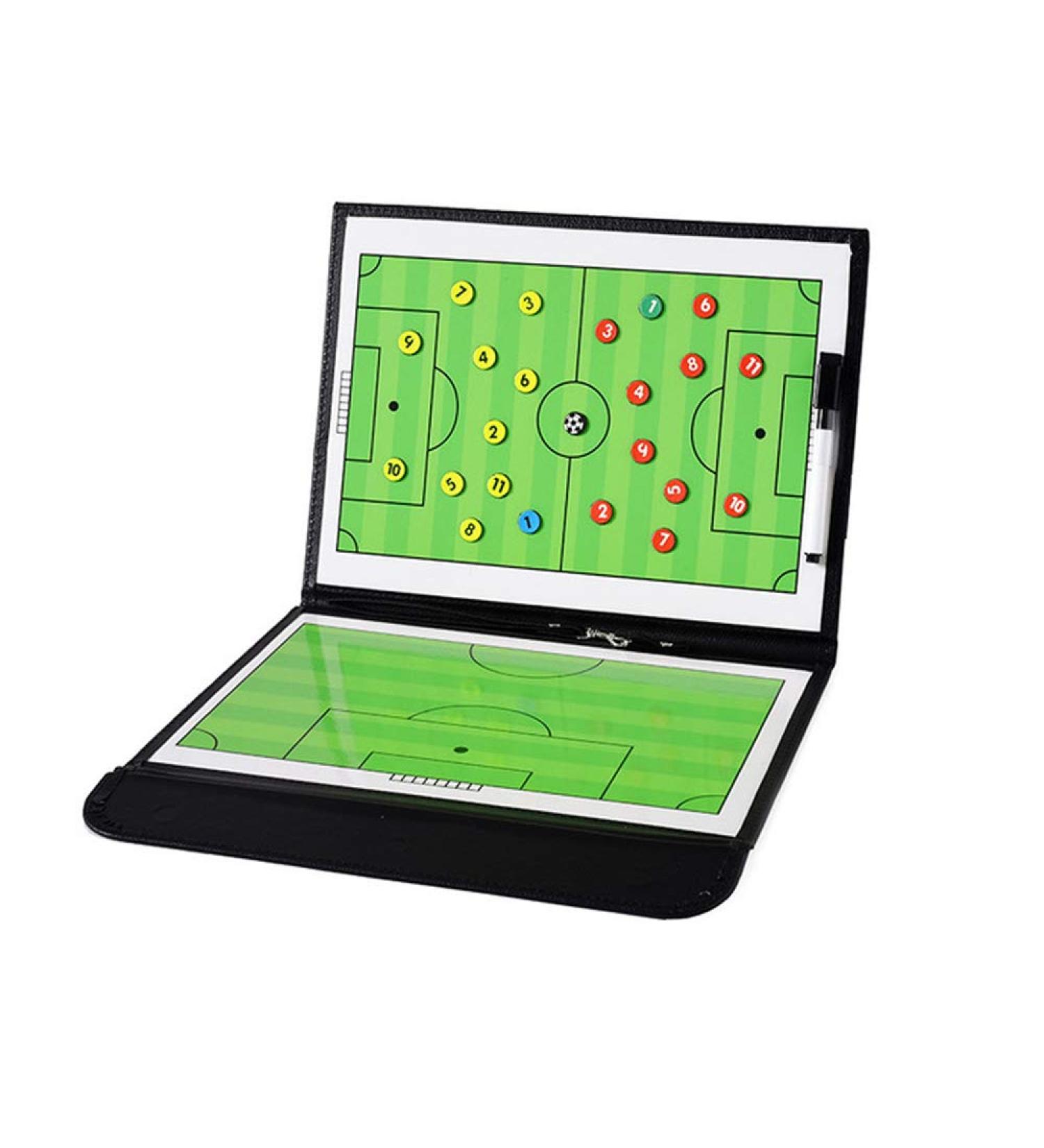 Football Coaching Board Tactical Magnetic Kit with Marker Pen and Zipper Bag - Buy Online on GoSupps.com
