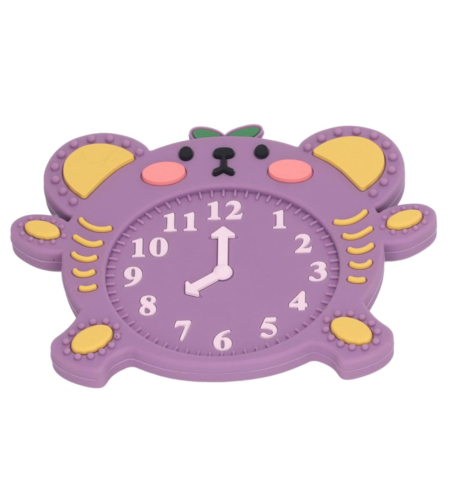 Gum Relief Teething Toy - Soft Silicone Alarm Clock Shape for Travel - Type 1 - Buy Online on GoSupps.com